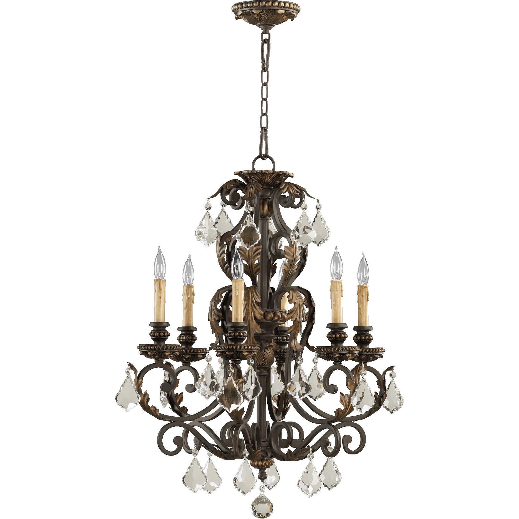 Rio Salado 24 Inch 6 Light Chandelier by Quorum International