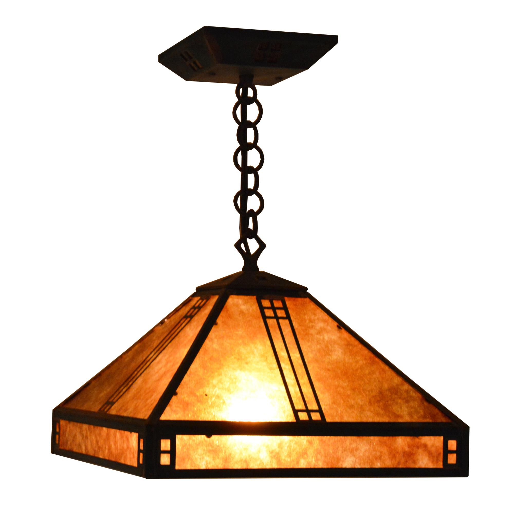 Prairie 12 Inch Mini Pendant by Arroyo Craftsman