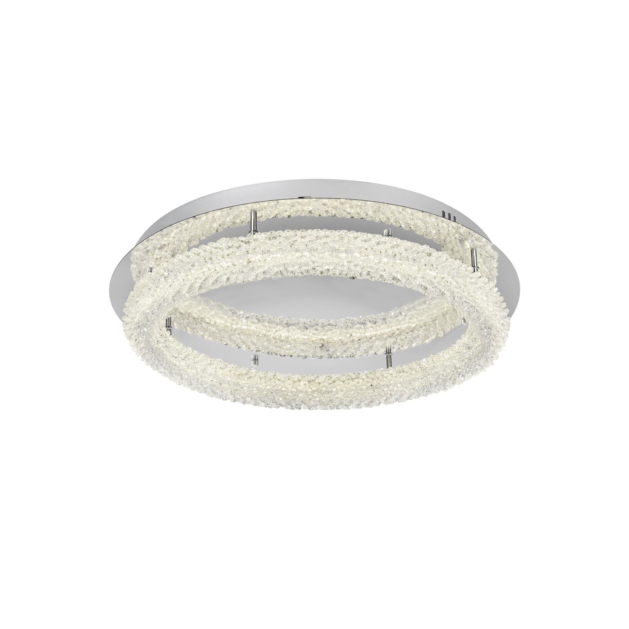 Bowen 26 Inch Semi Flush Mount by Elegant Lighting