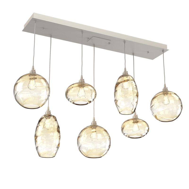 Misto 48 Inch 7 Light Linear Suspension Light by Hammerton Studio