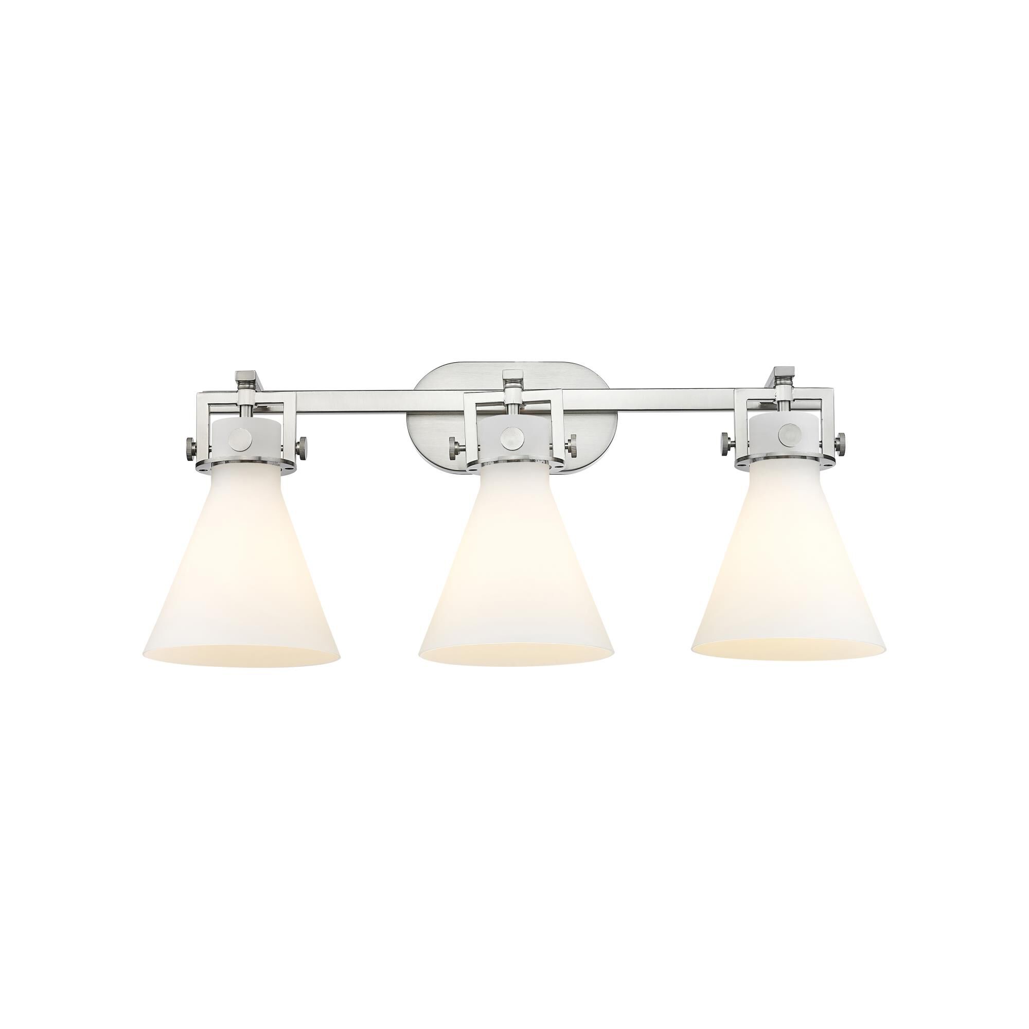 Bruno Marashlian Newton Cone 27 Inch 3 Light Bath Vanity Light by Innovations Lighting