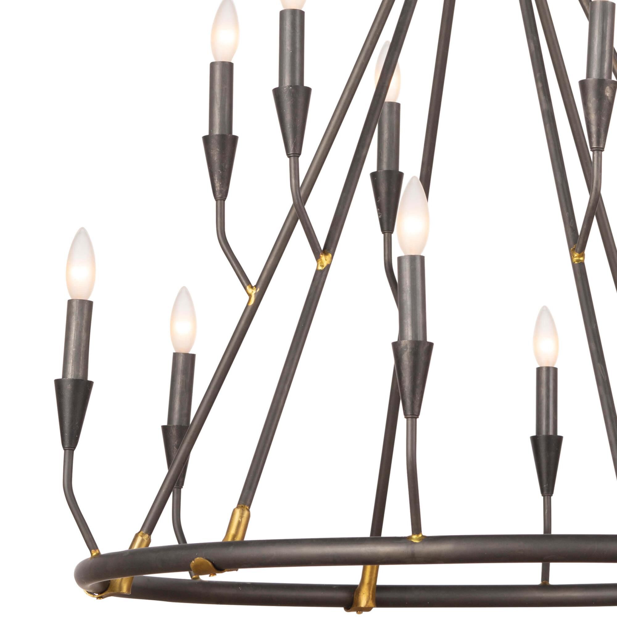 Sierra 35 Inch 12 Light Chandelier by Regina Andrew