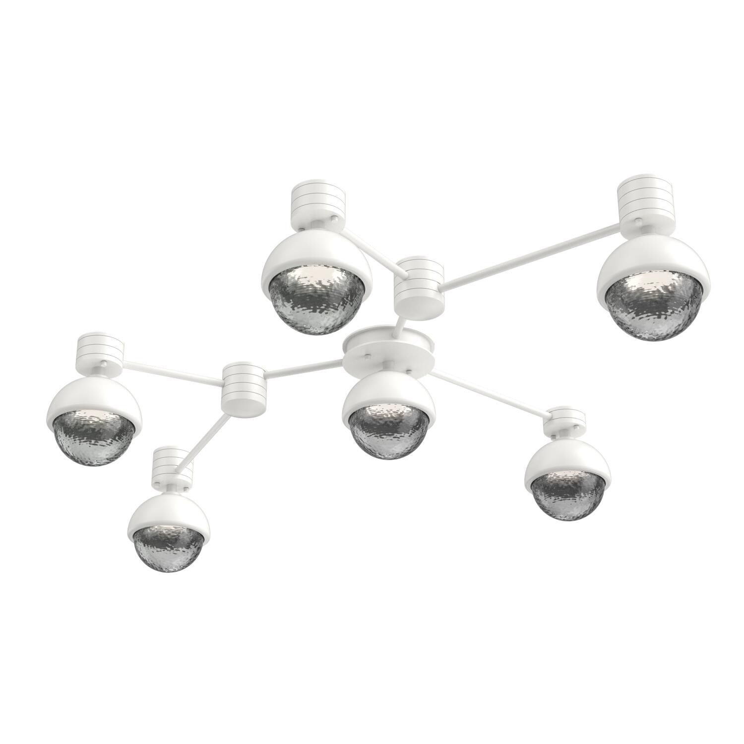 Levi Wilson Cabochon 41 Inch Flush Mount by Hammerton Studio