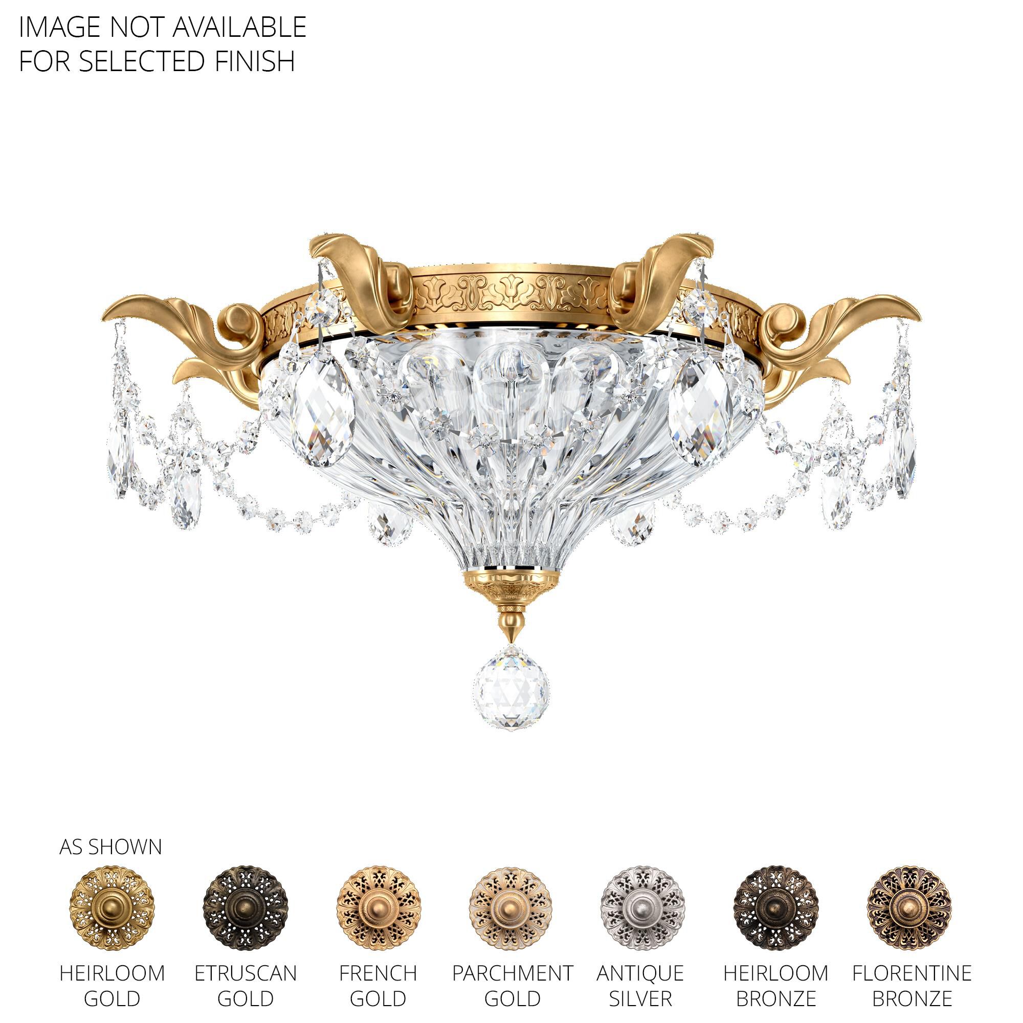 Milano 17 Inch Flush Mount by Schonbek