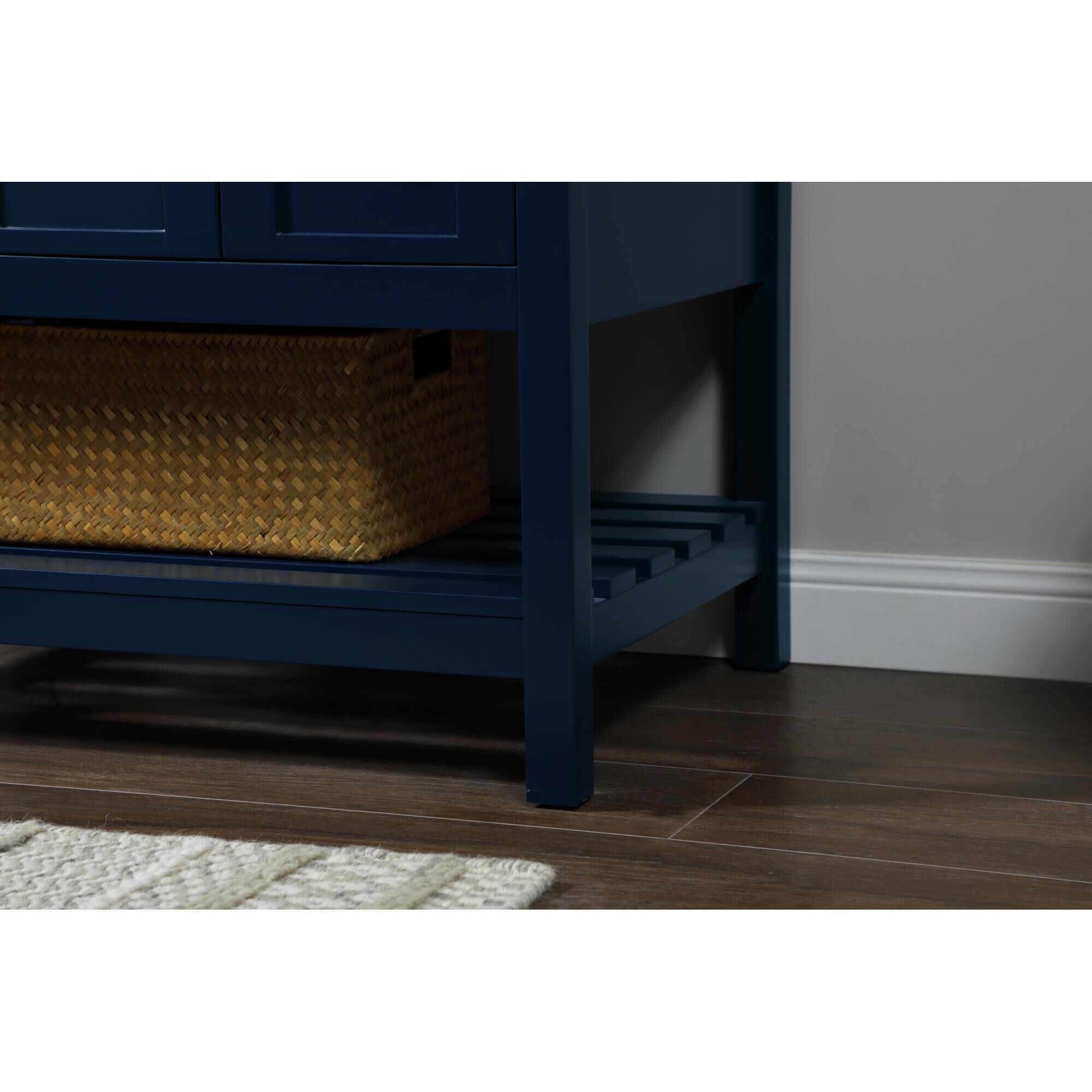 Shown in Blue finish