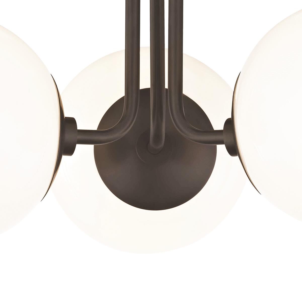 Shown in Old Bronze finish and Opal Glossy glass