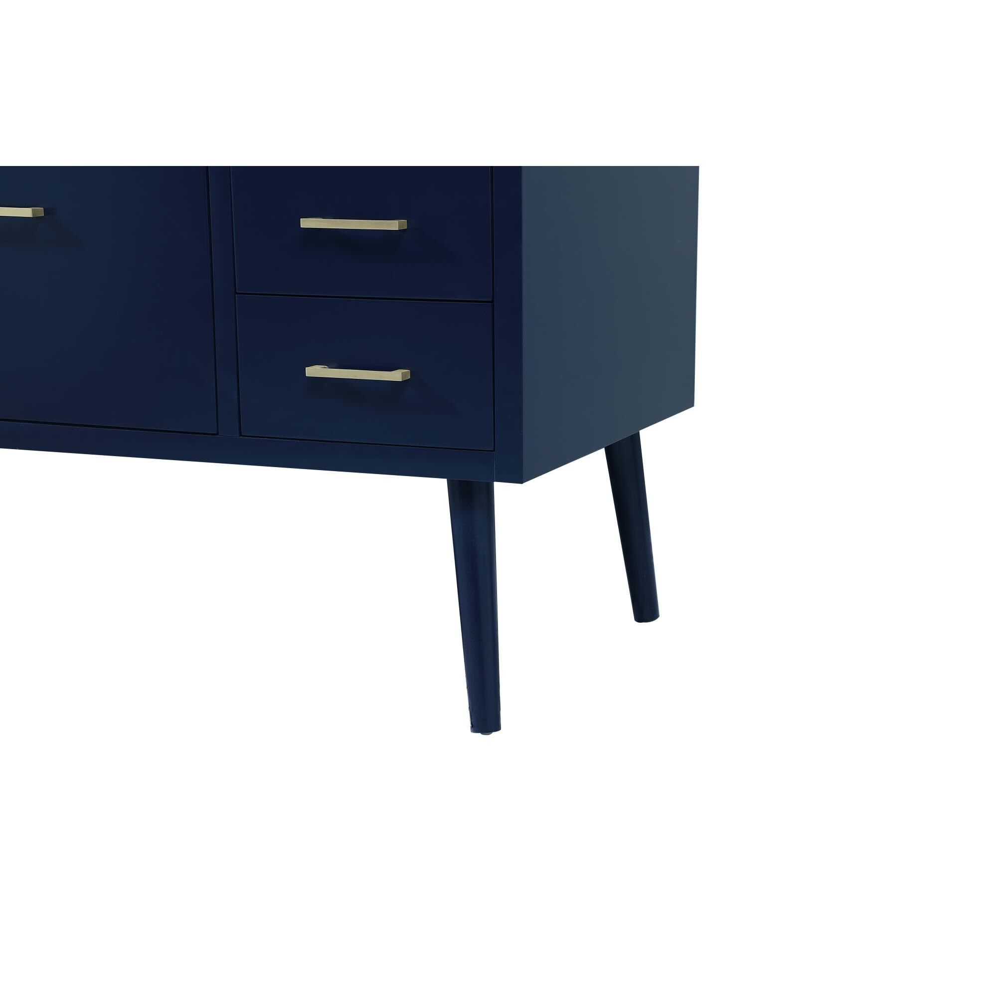 Shown in Blue finish