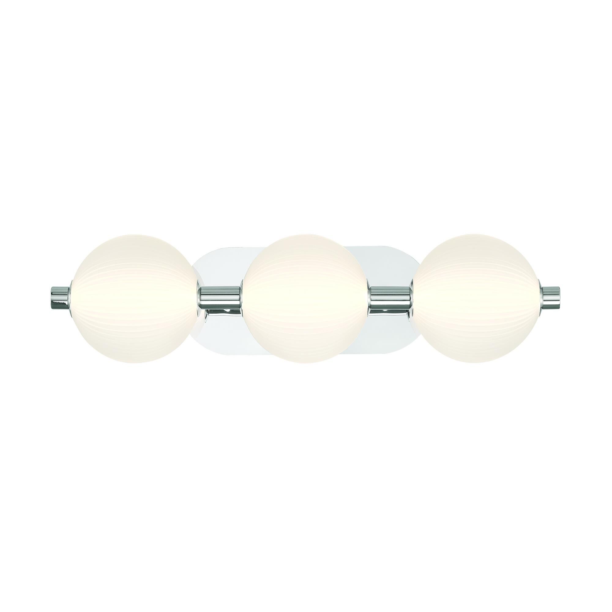 Shown in Nickel finish and Opal Ribbed  glass