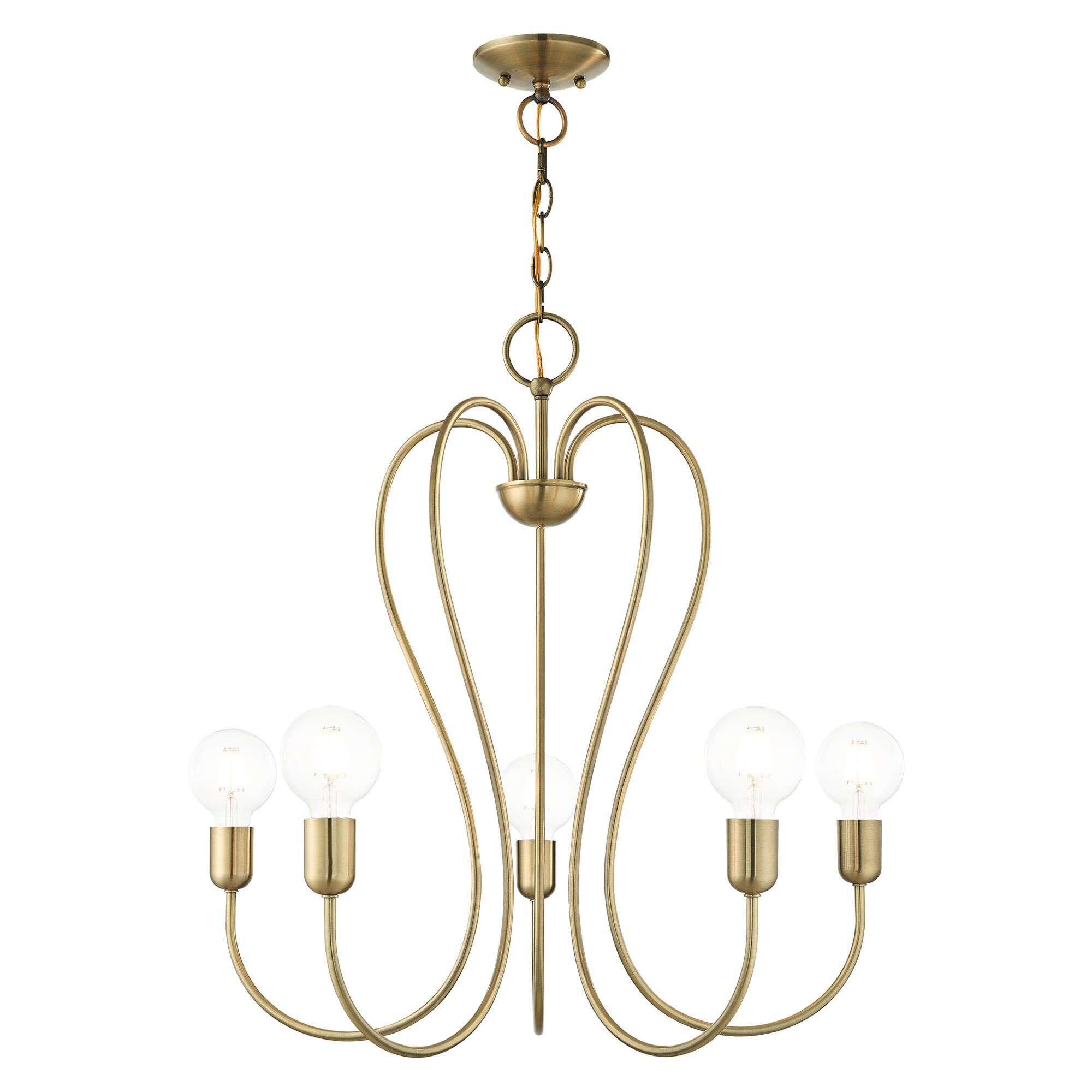Shown in Antique Brass finish