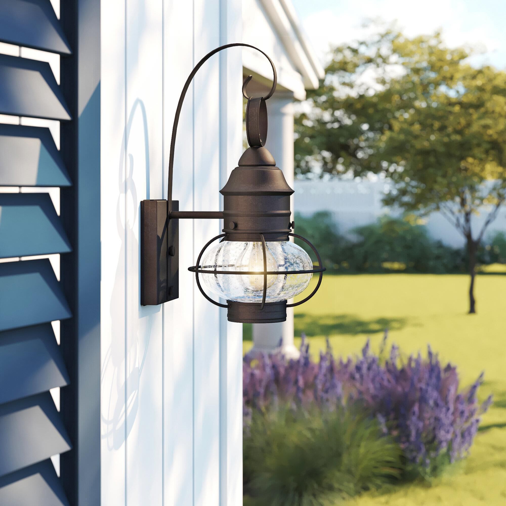 Nantucket 14 Inch Tall 1 Light Outdoor Wall Light by Designers Fountain