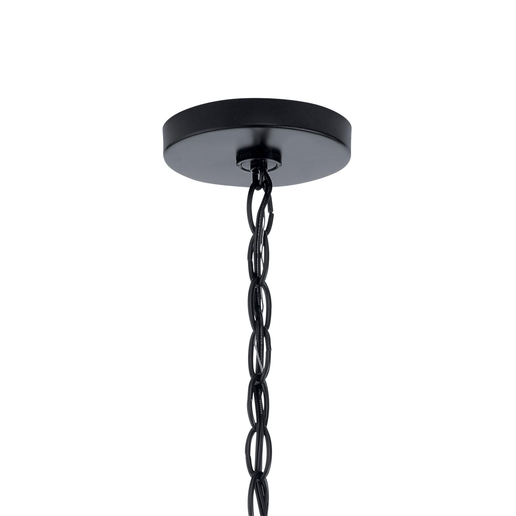 Shown in Black finish and Clear Seeded glass