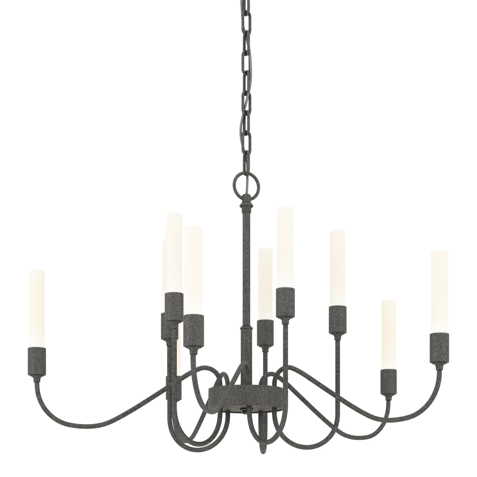 Lisse 28 Inch 10 Light Chandelier by Hubbardton Forge