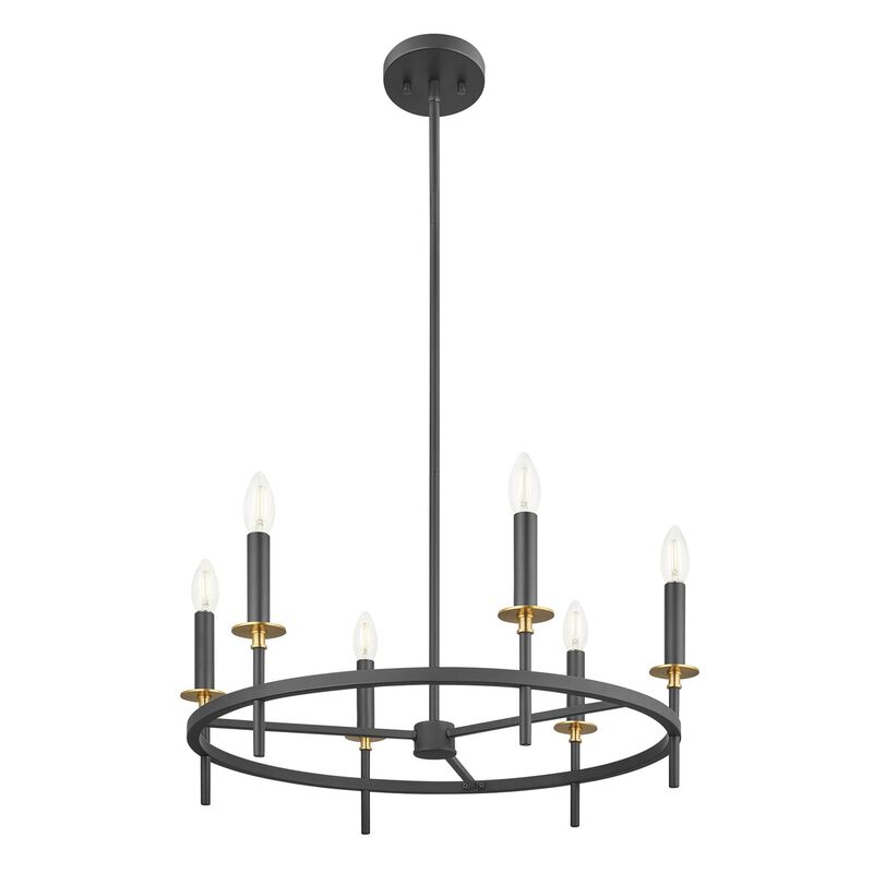25 Inch Chandelier by Meridian Lighting