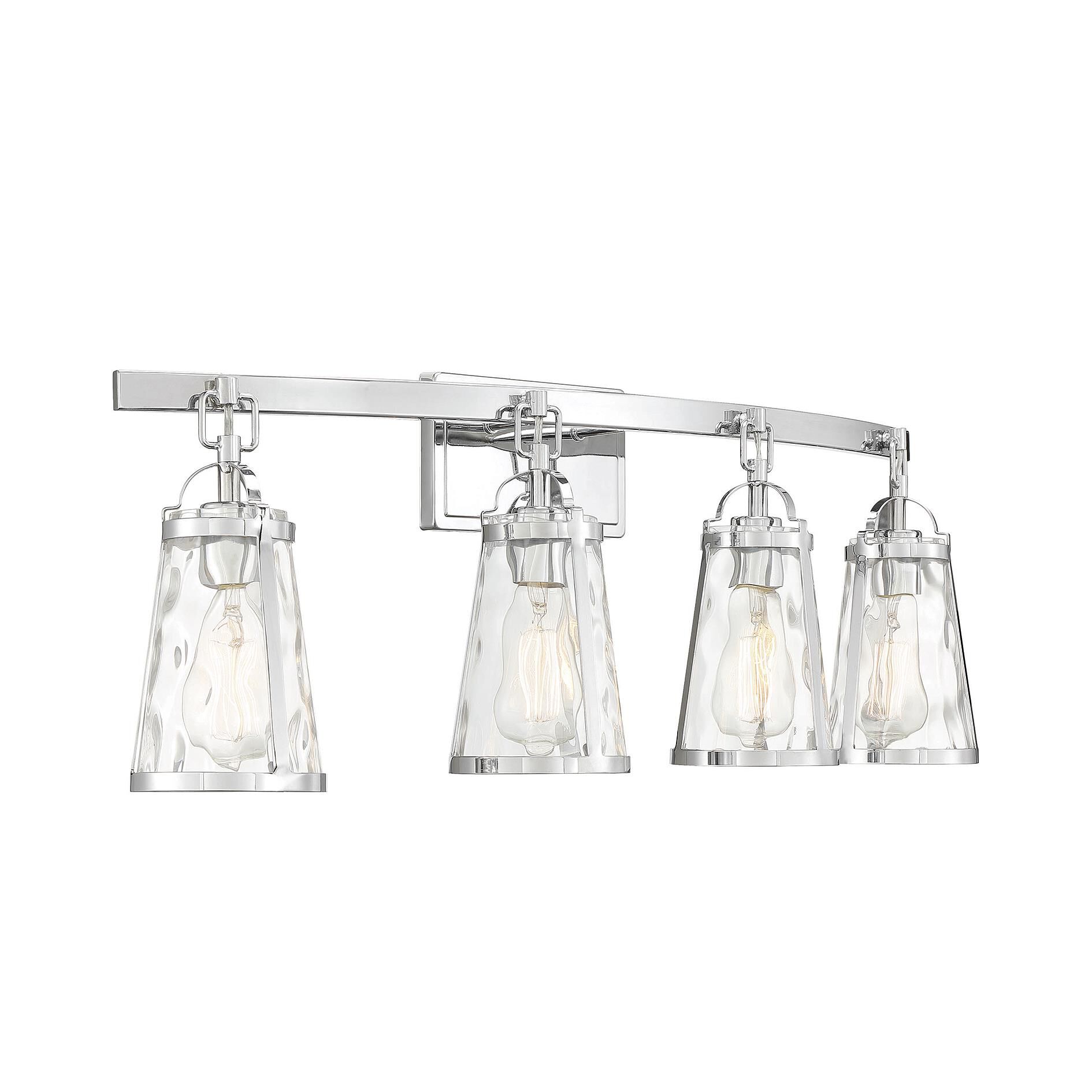 Shown in Polished Chrome finish and Water glass