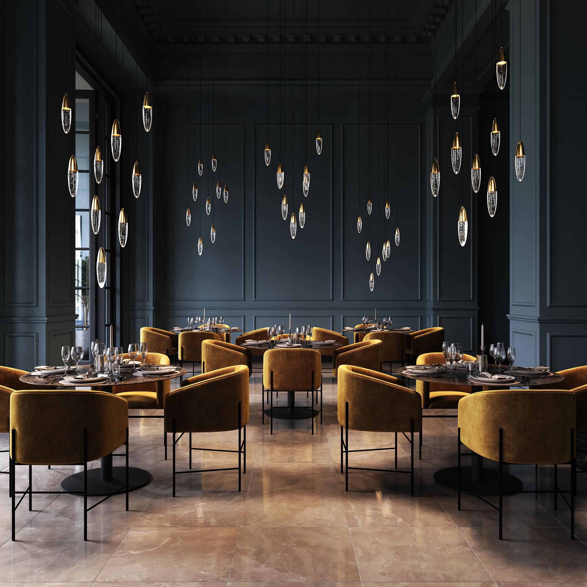 Sultana Multi Light Pendant by SONNEMAN