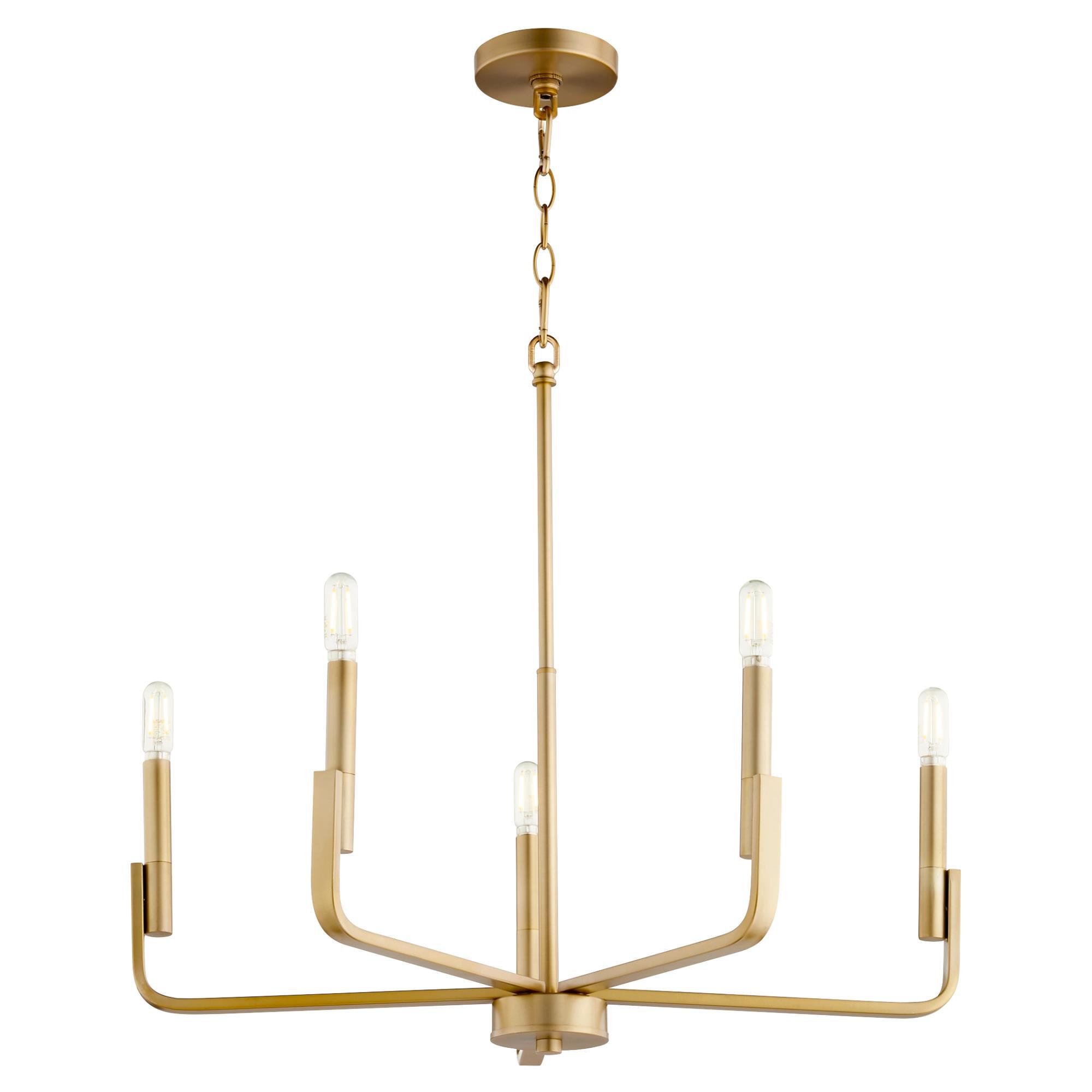 Tempo 24 Inch 6 Light Chandelier by Quorum International