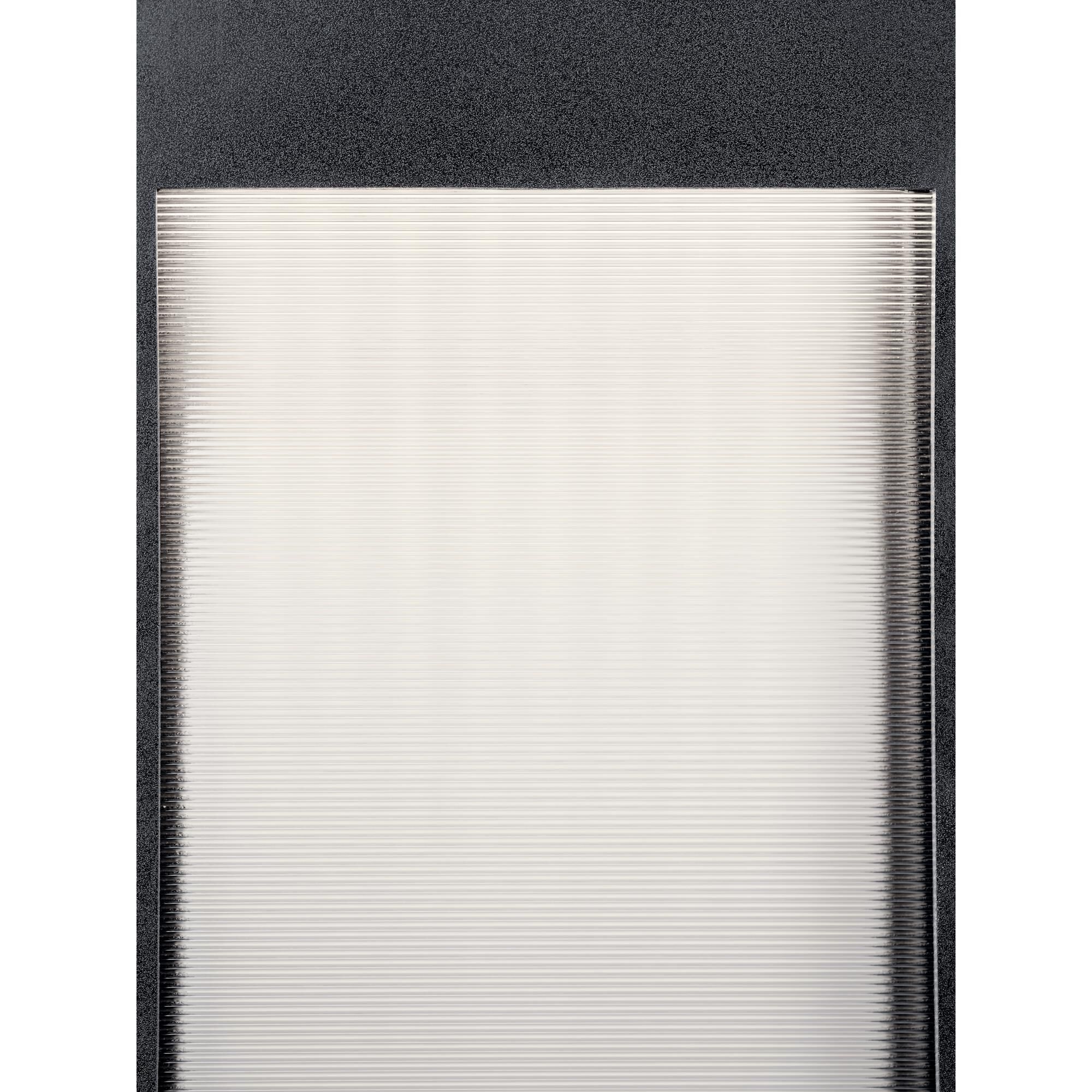 Shown in Textured Black finish and Clear With Texture glass