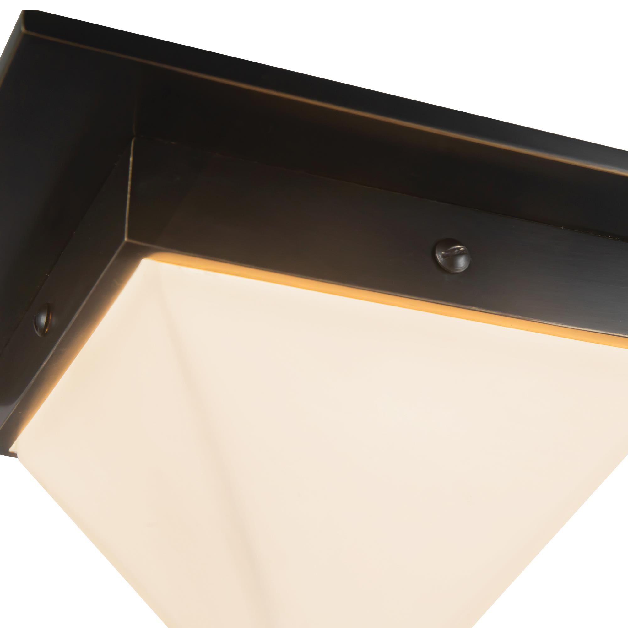 Shown in Urban Bronze finish and Matte Opal glass