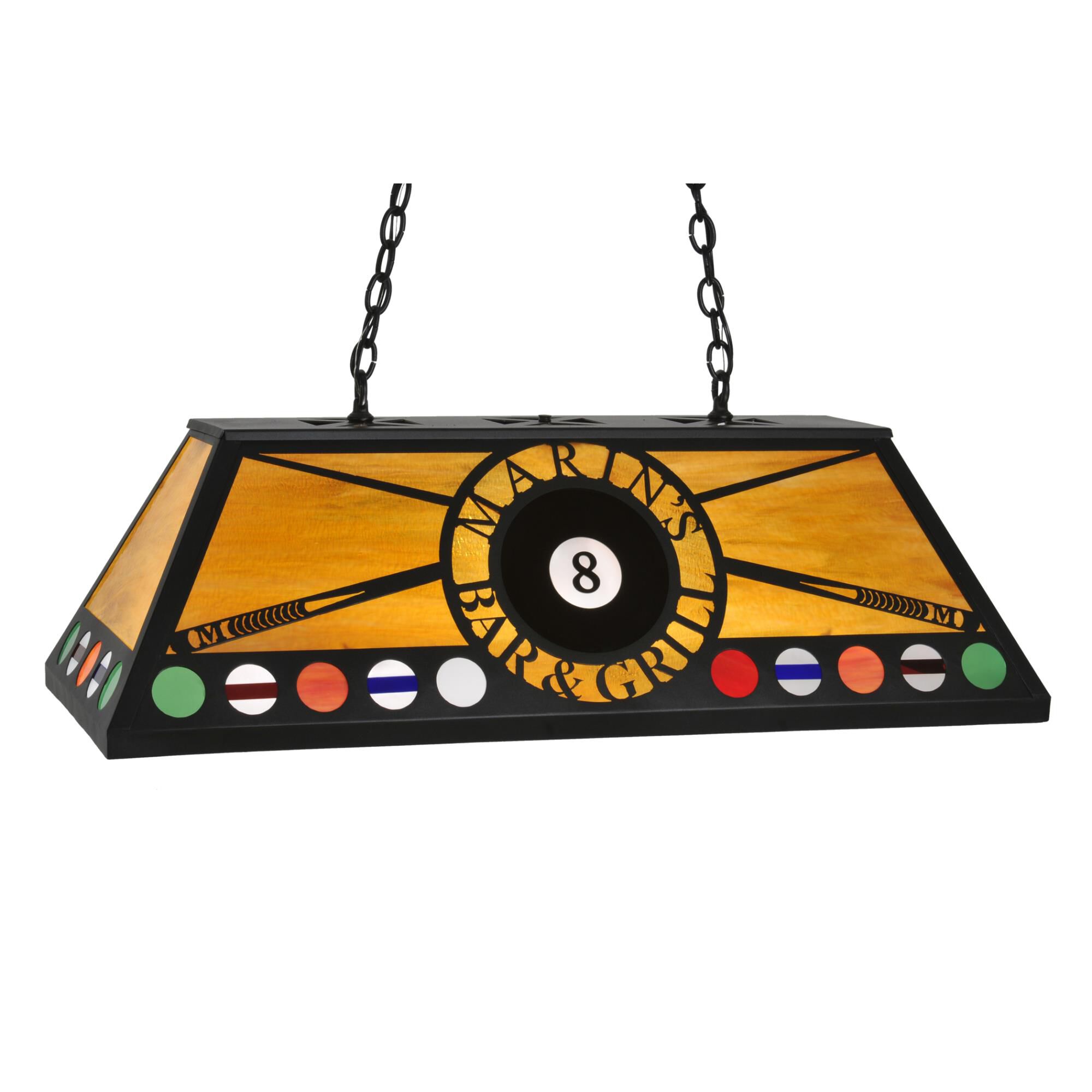 Personalized Marins Bar And Grill 39 Inch 9 Light Linear Suspension Light by Meyda Lighting