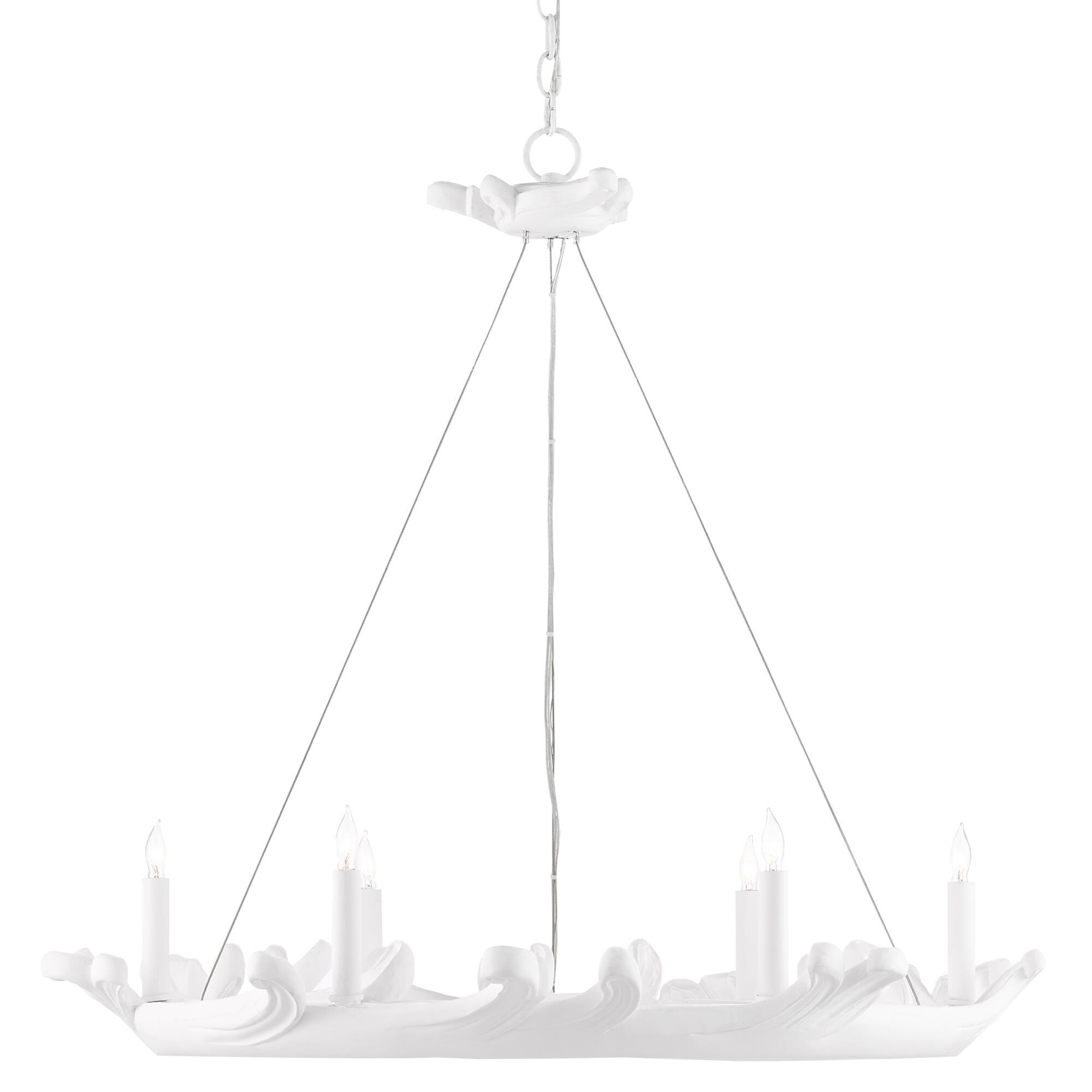 Honour 6 Light Chandelier by Currey and Company