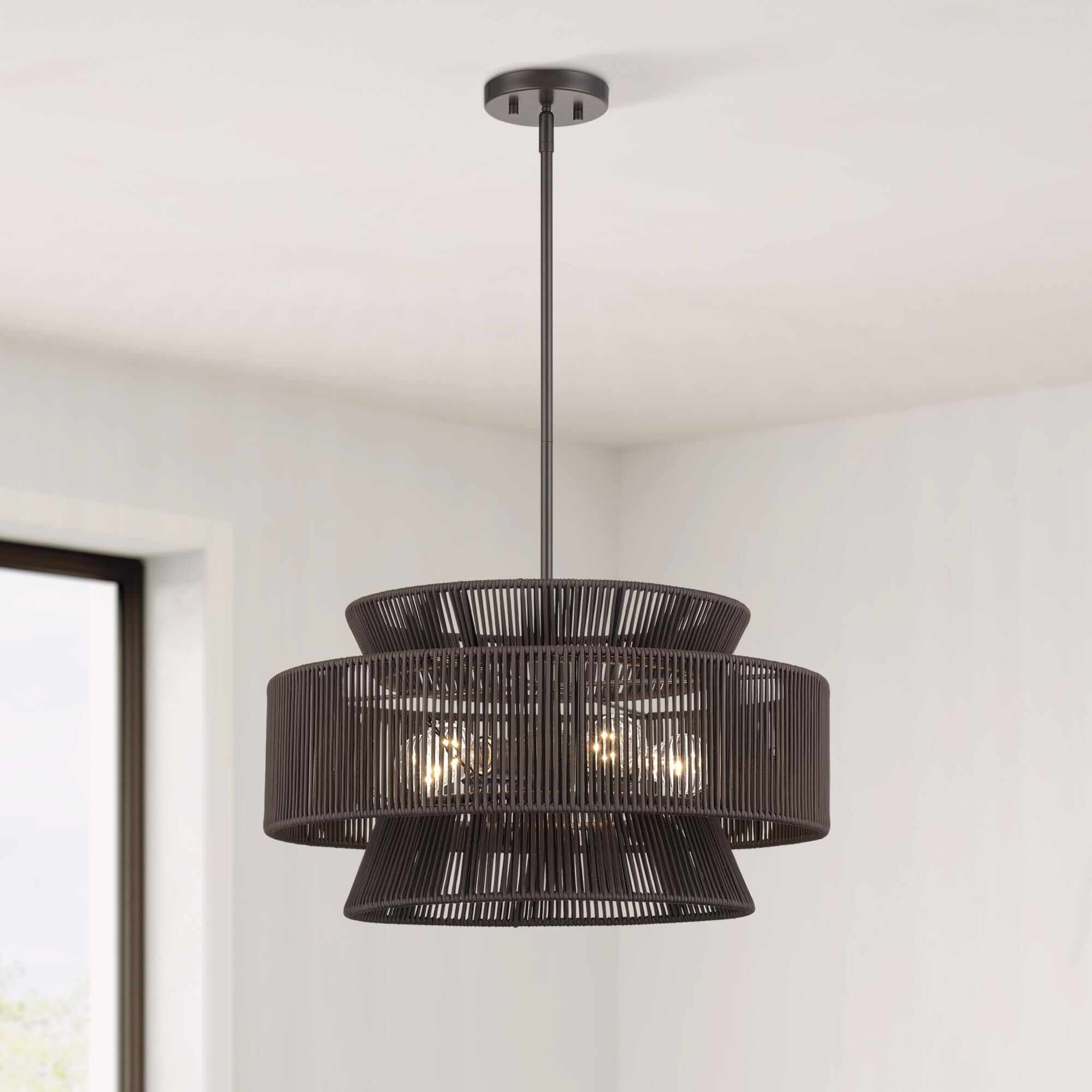 Florell 22 Inch Large Pendant by Livex Lighting