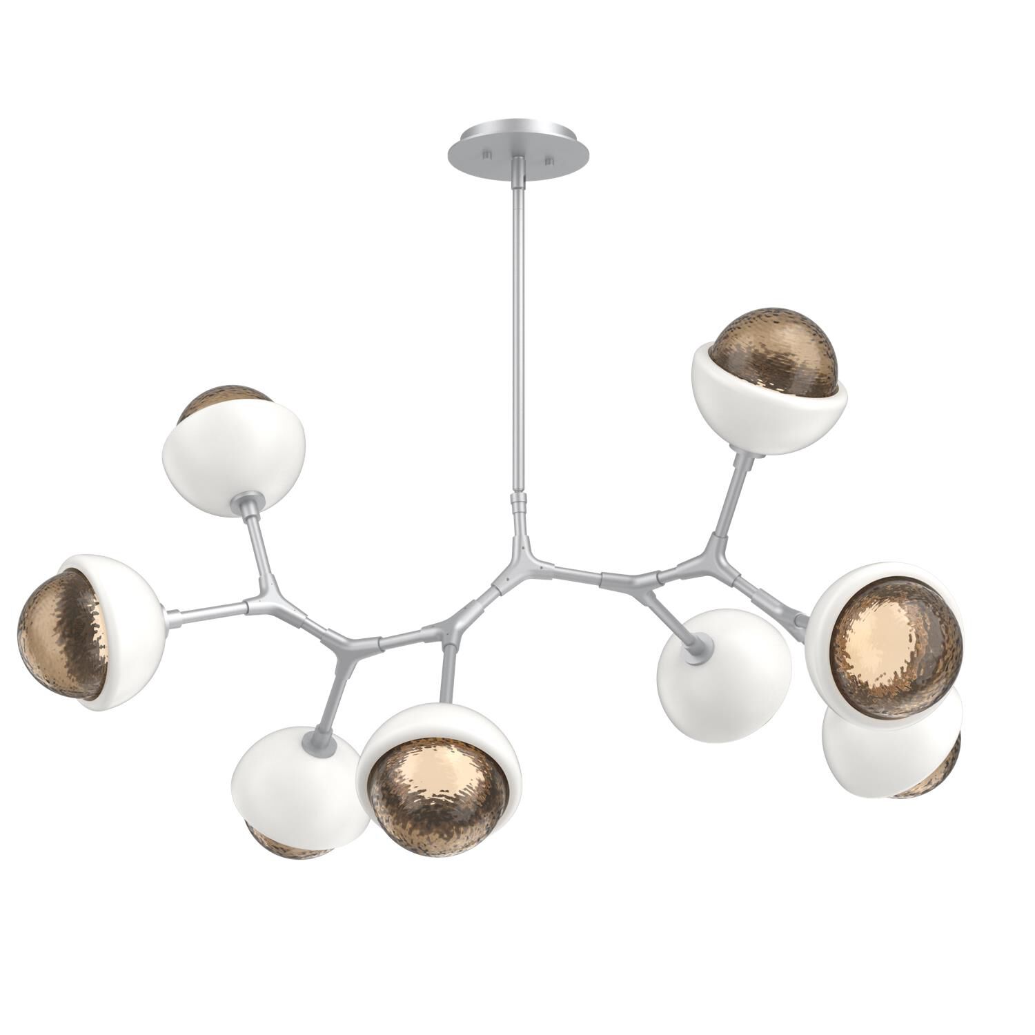 Levi Wilson Cabochon 38 Inch Linear Suspension Light by Hammerton Studio