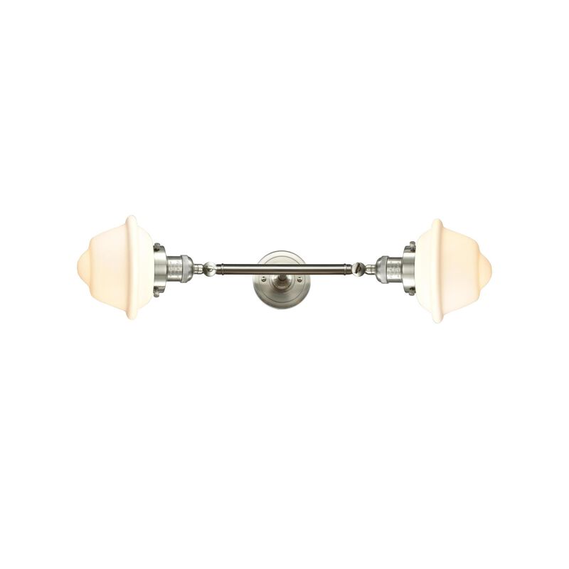 Bruno Marashlian Small Oxford 17 Inch 2 Light Bath Vanity Light by Innovations Lighting