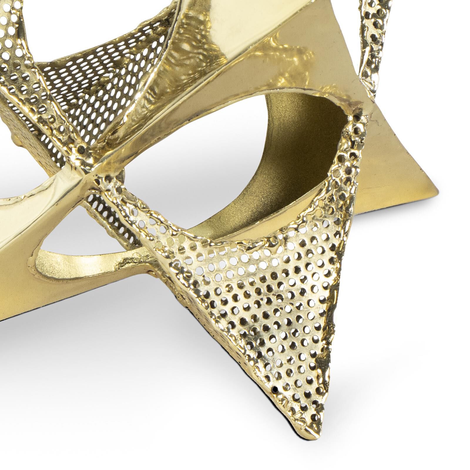 Shown in Polished Brass finish and - None - shade