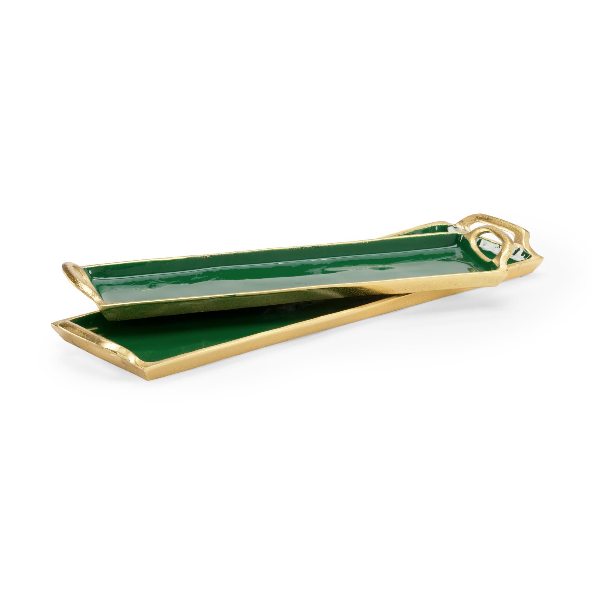 Shown in Emerald Green-Metallic Gold finish