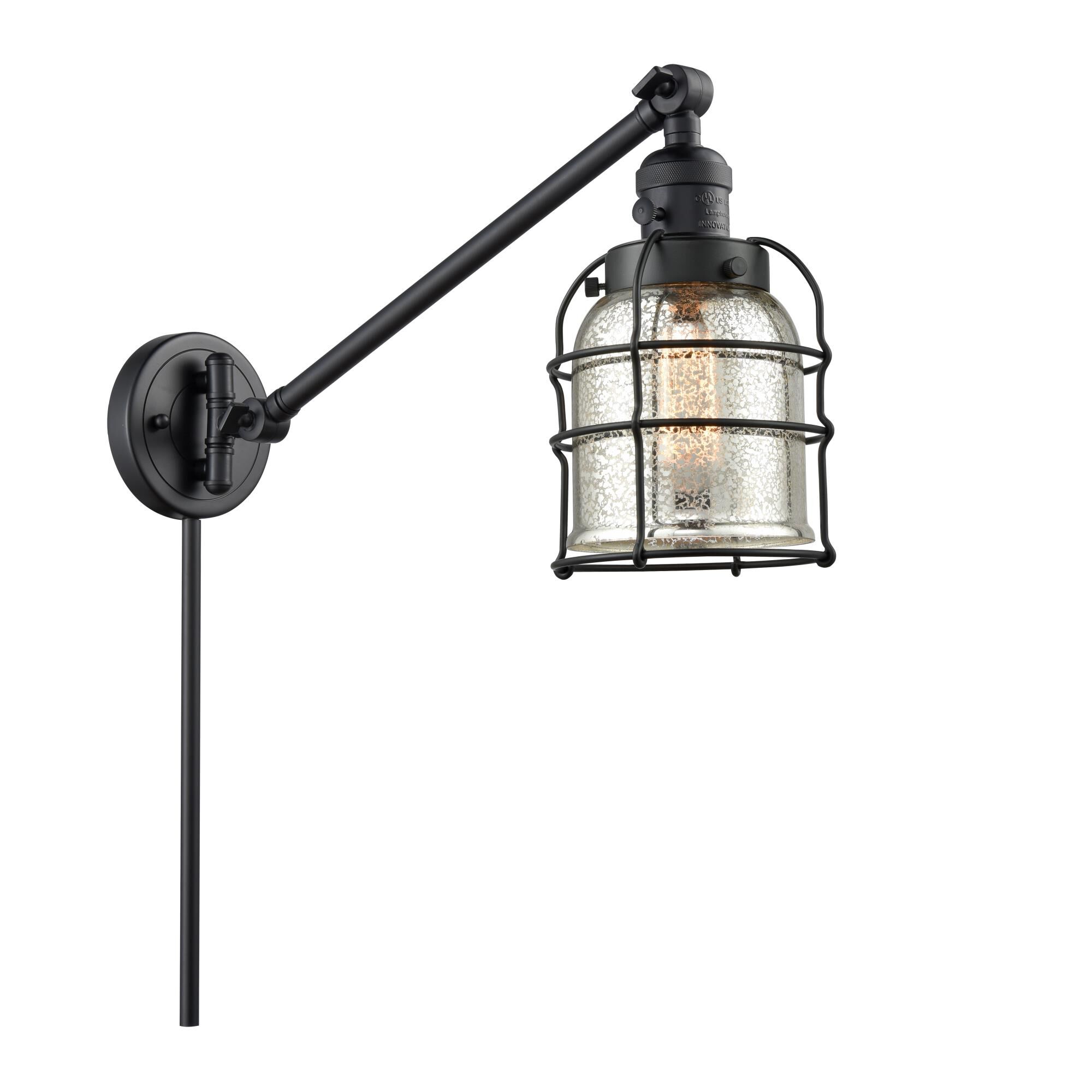 Bruno Marashlian Bell Cage Wall Swing Lamp by Innovations Lighting