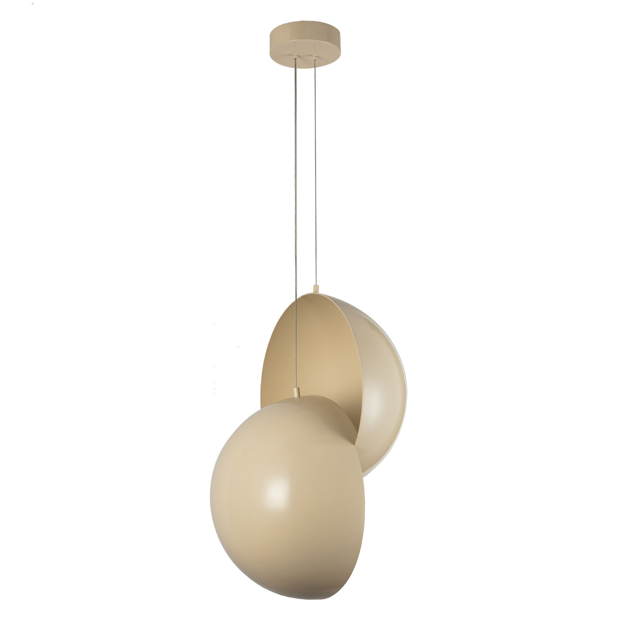 Shown in Pearl White finish and Steel shade