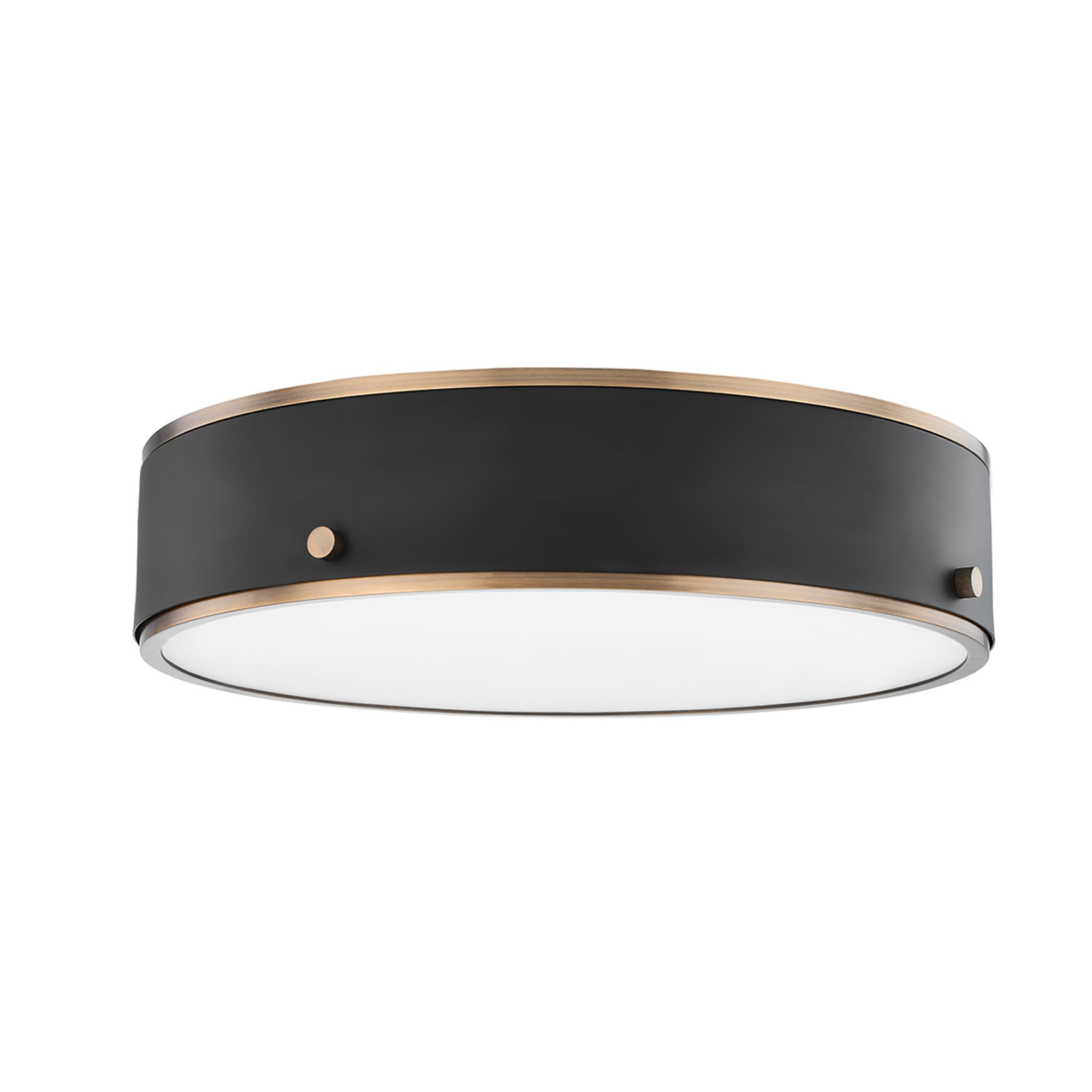 Shown in Patina Brass with Soft Black finish