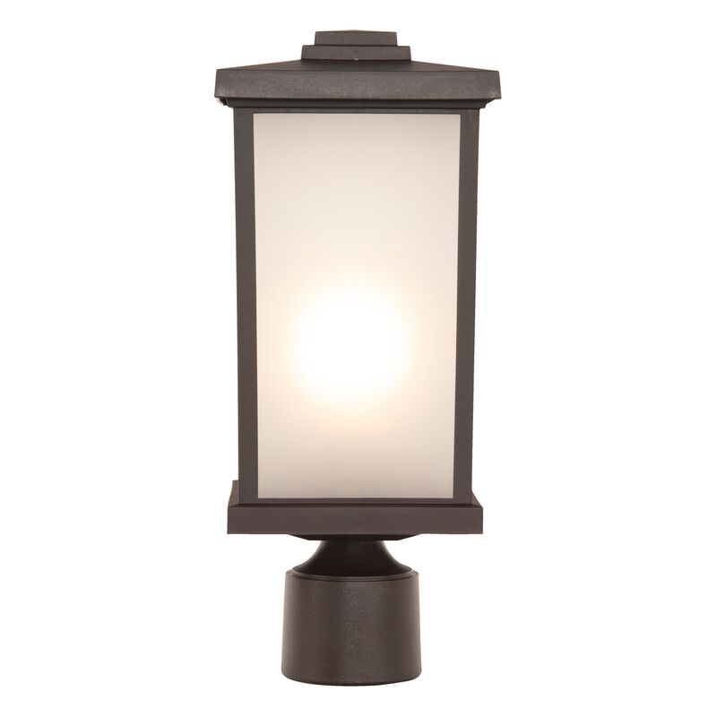Composite 15 Inch Tall 1 Light Outdoor Post Lamp by Craftmade