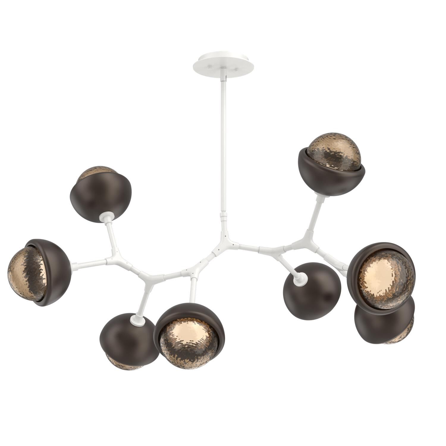 Shown in Salt White finish and Bronze glass and Flat Bronze accent