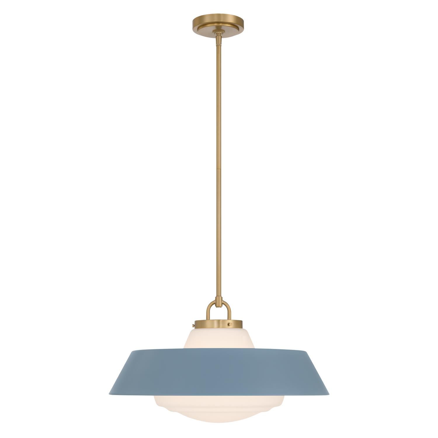 Shown in Vibrant Gold finish and Steel glass and Steel shade