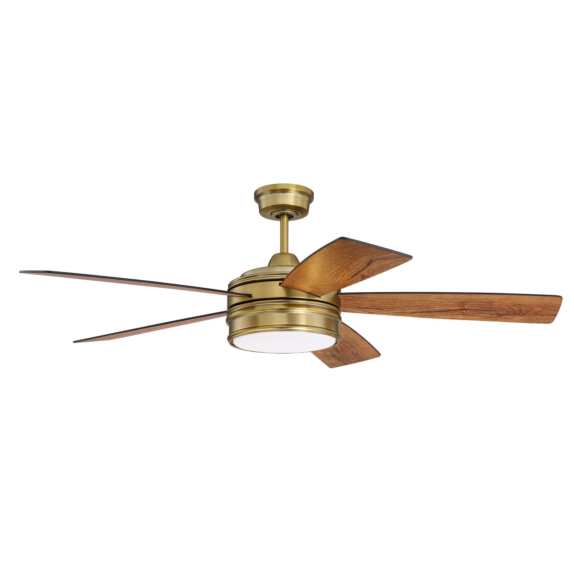 Braxton 52 Inch Ceiling Fan with Light Kit,