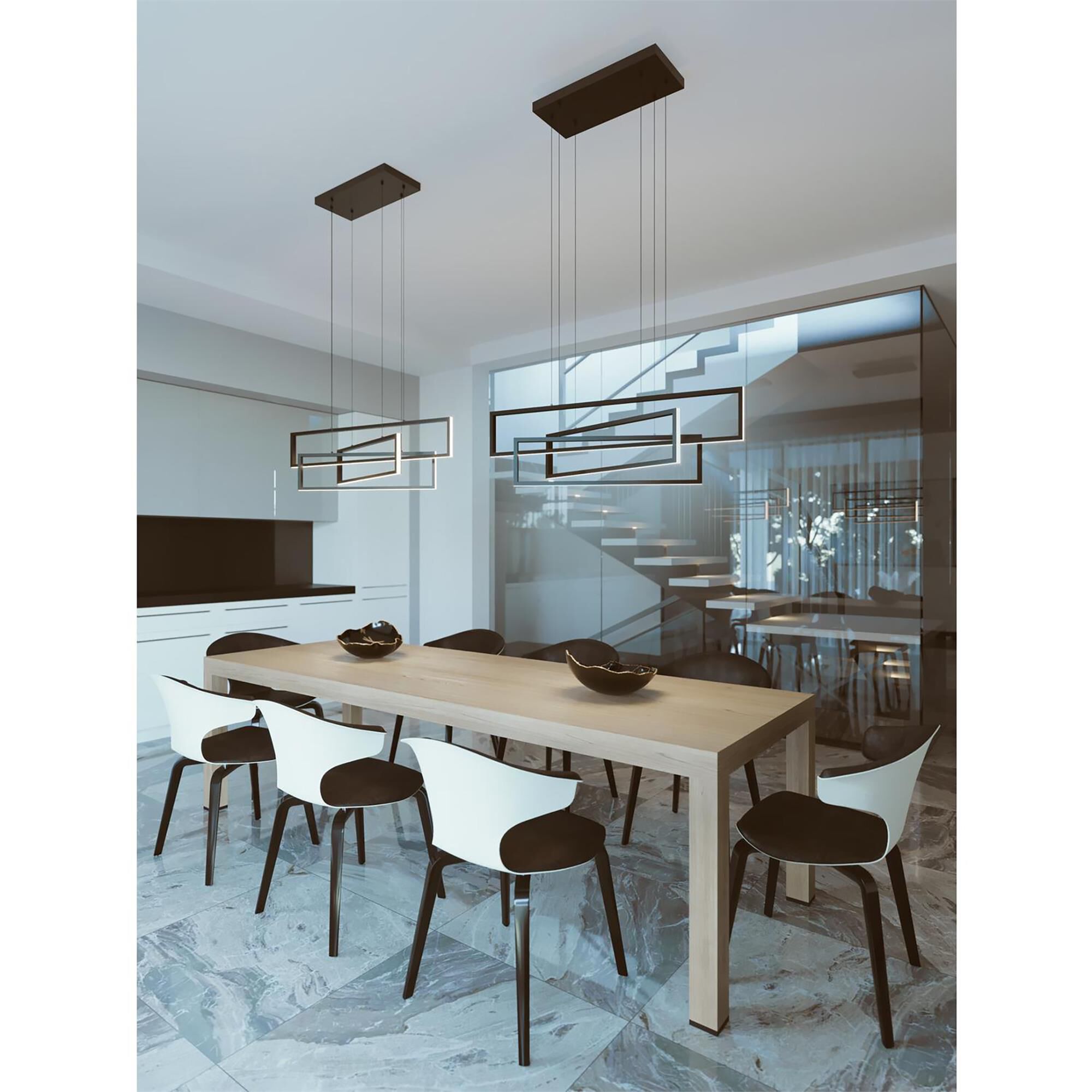 Shown in Satin Nickel finish and White Acrylic shade