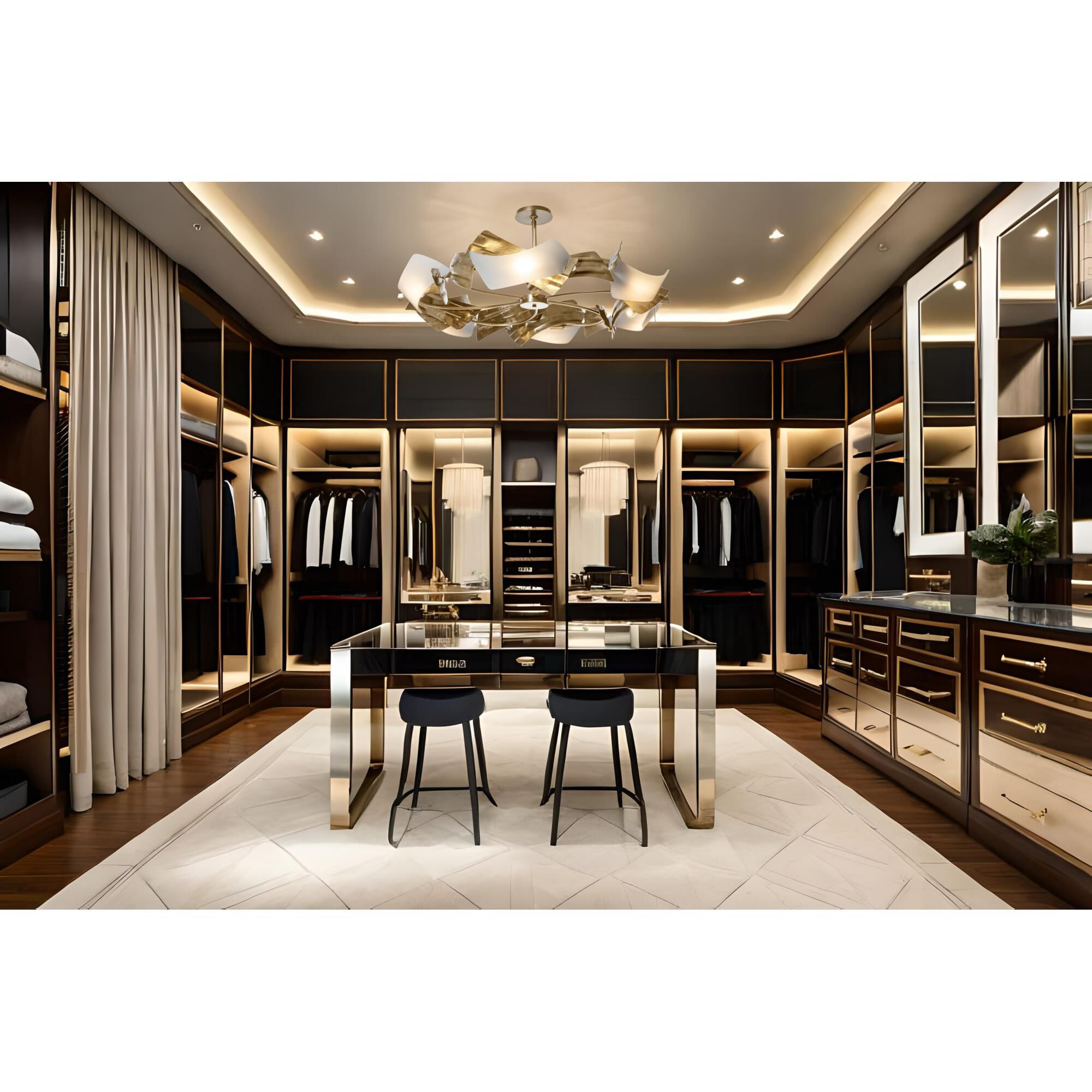 Crest 38 Inch Chandelier by Hubbardton Forge