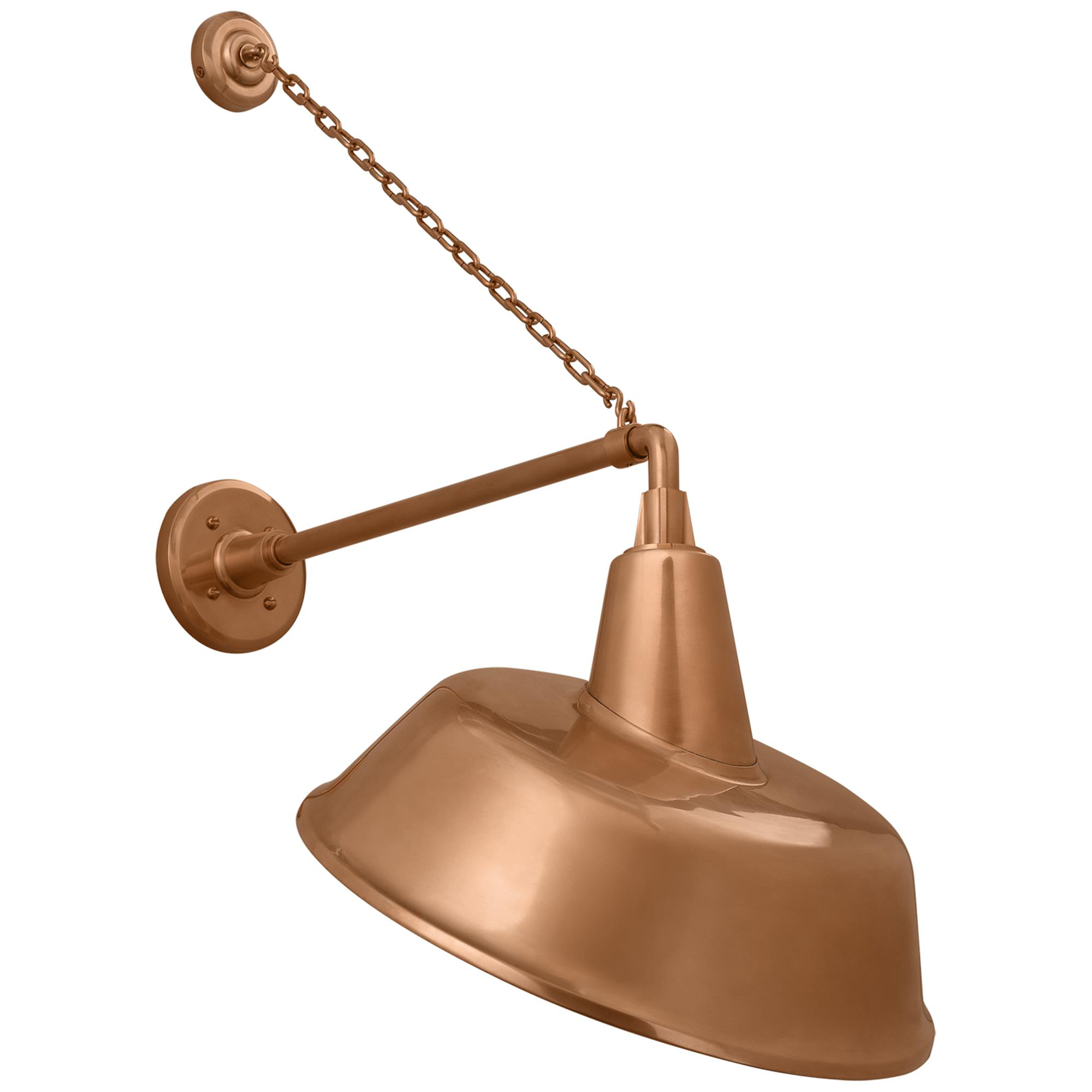 Shown in Soft Copper finish and Copper shade