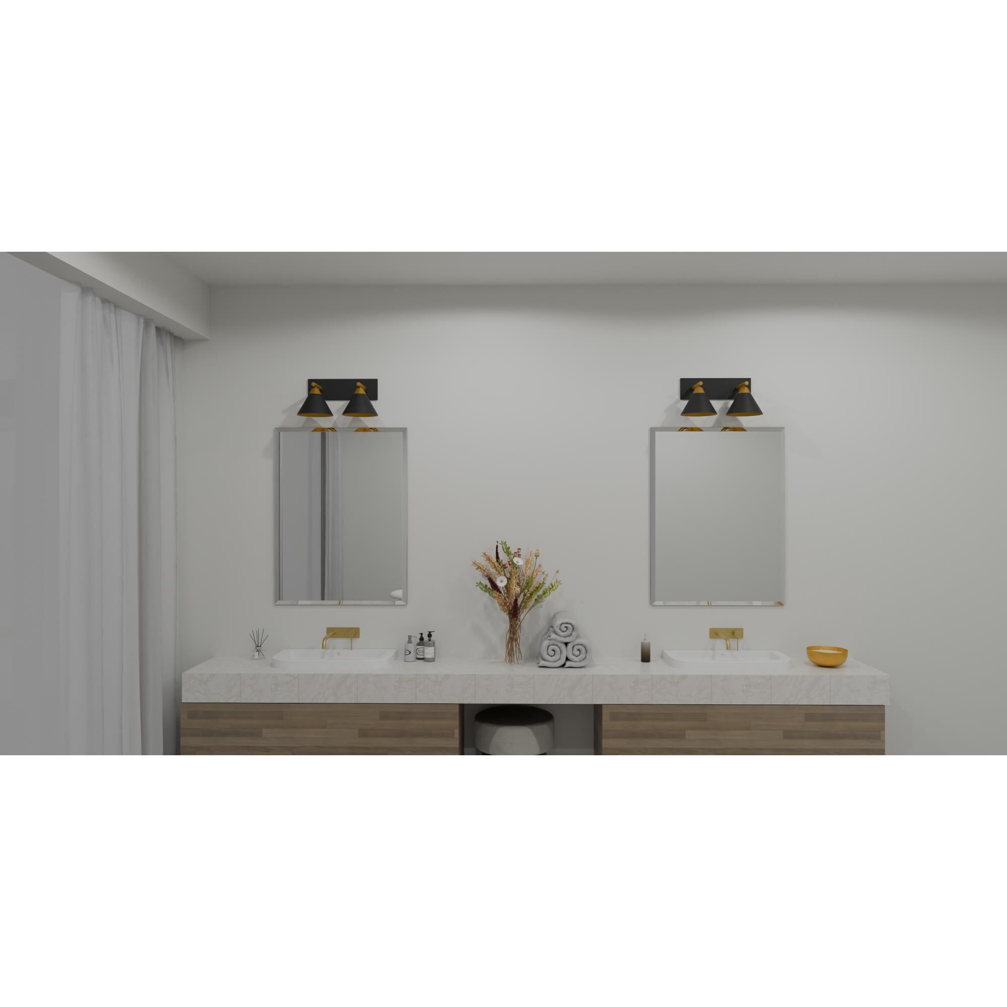 Shown in Matte Black finish and Metal shade