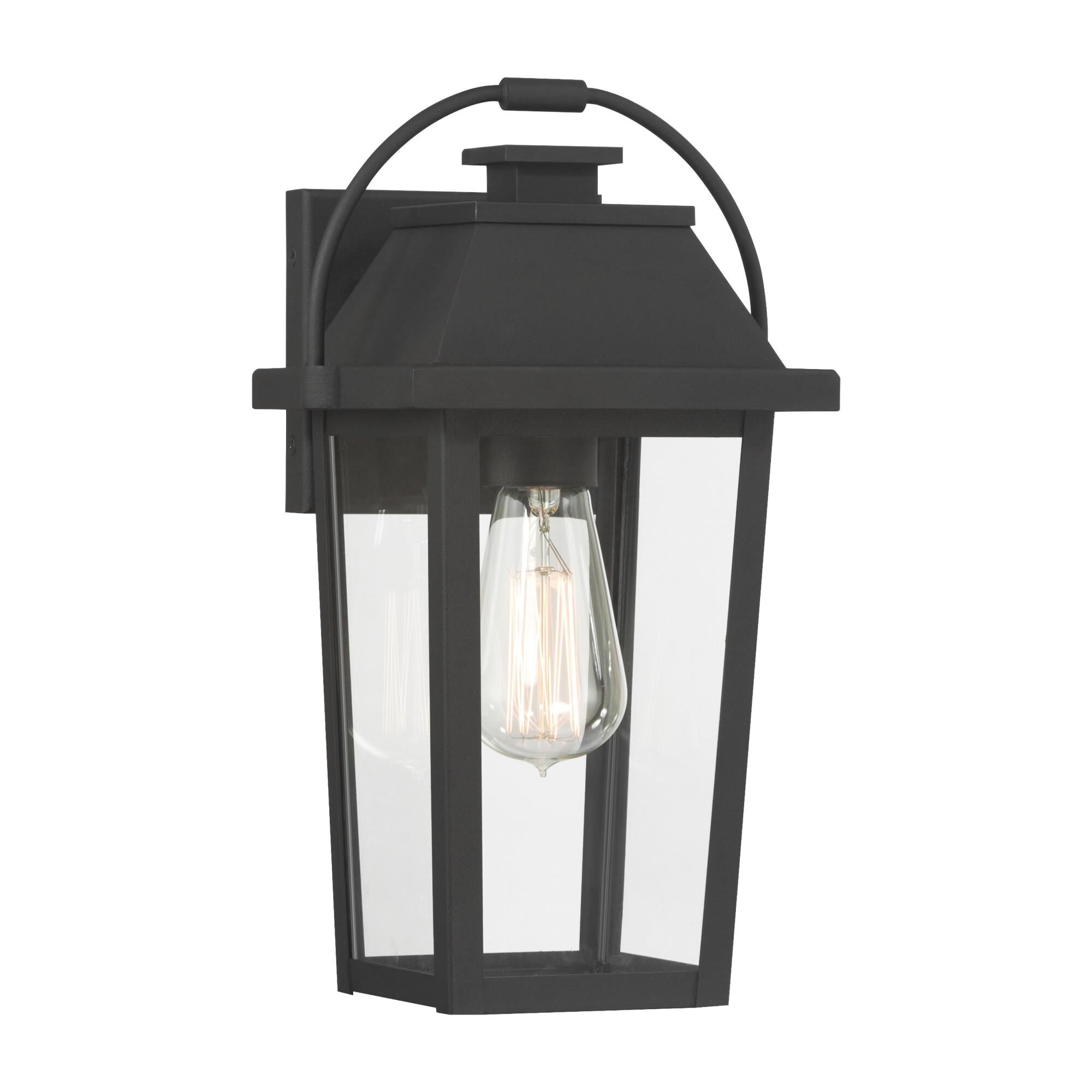 Shown in Sand Coal Black finish and Clear glass