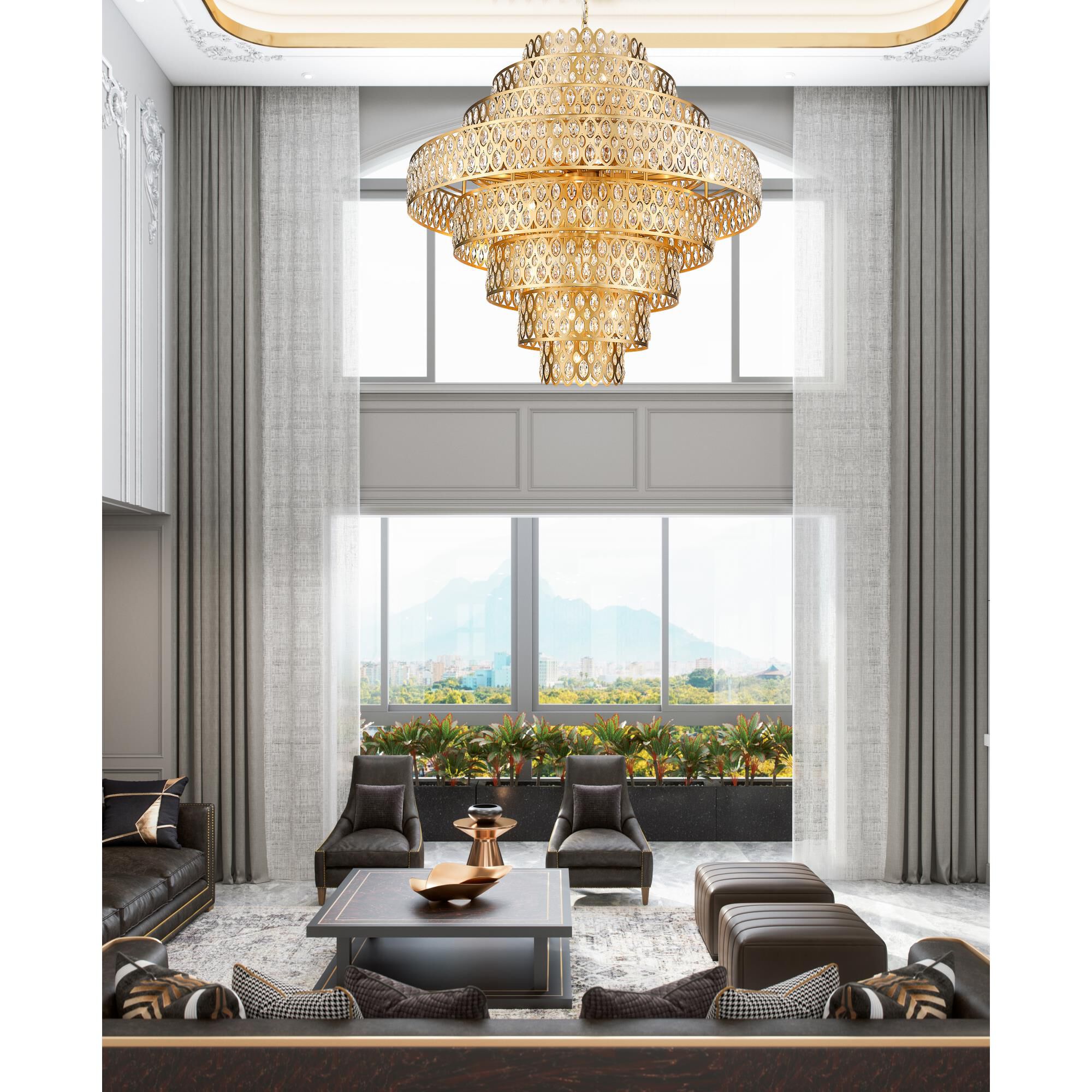 Shown in Heirloom Brass finish