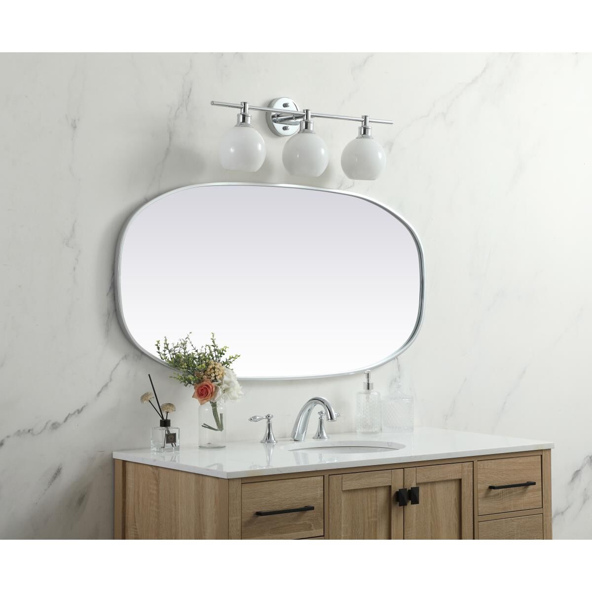 Brynn 48 Inch Decorative Mirror by Elegant Decor