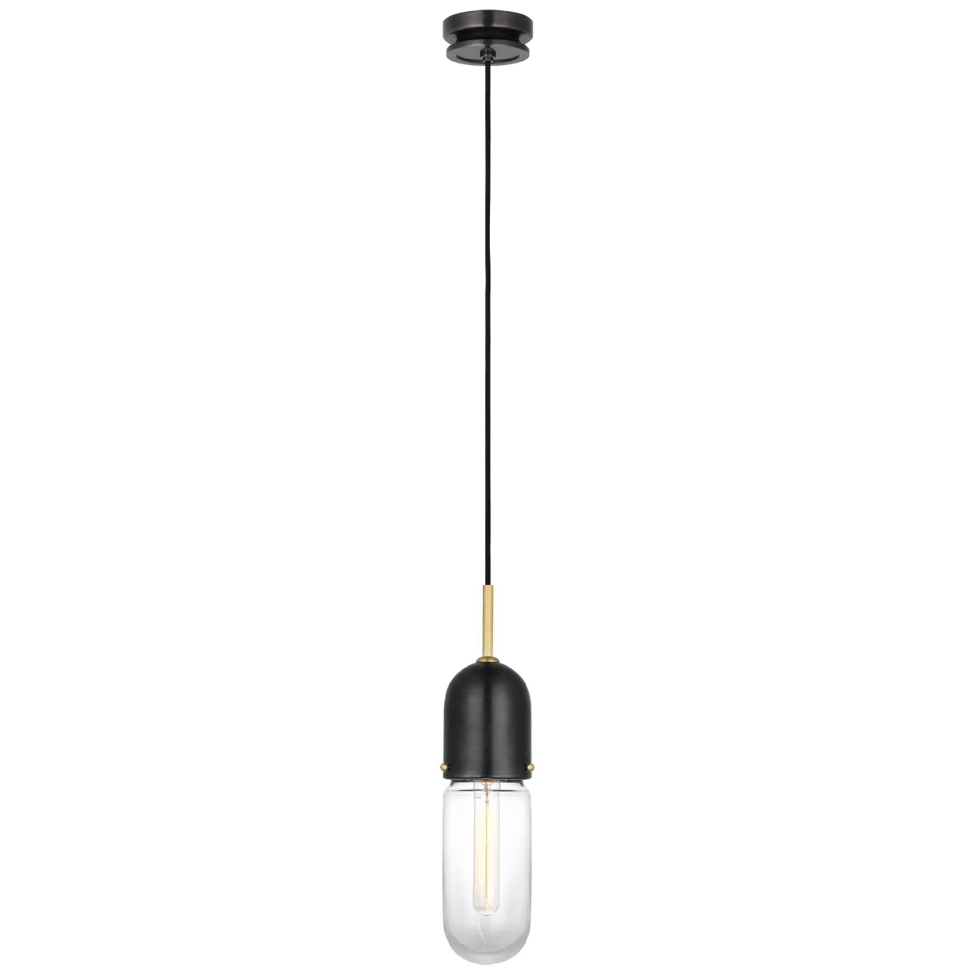 Shown in Bronze and Brass finish and Clear glass