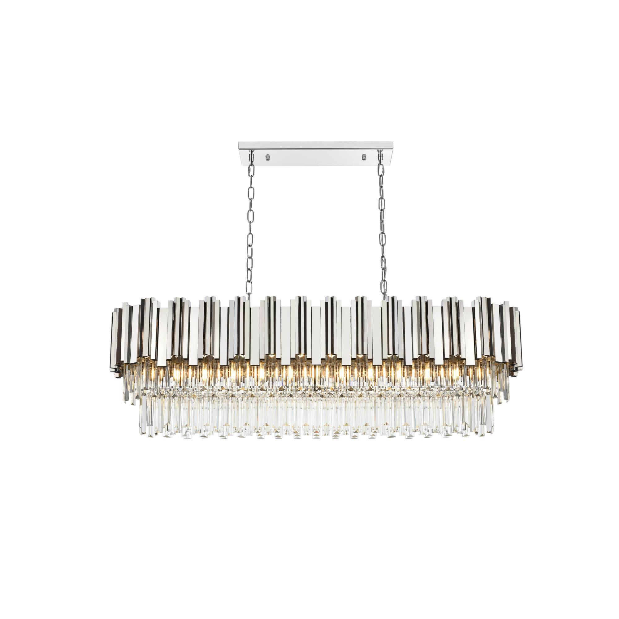 Willow 47 Inch Linear Suspension Light by Elegant Lighting
