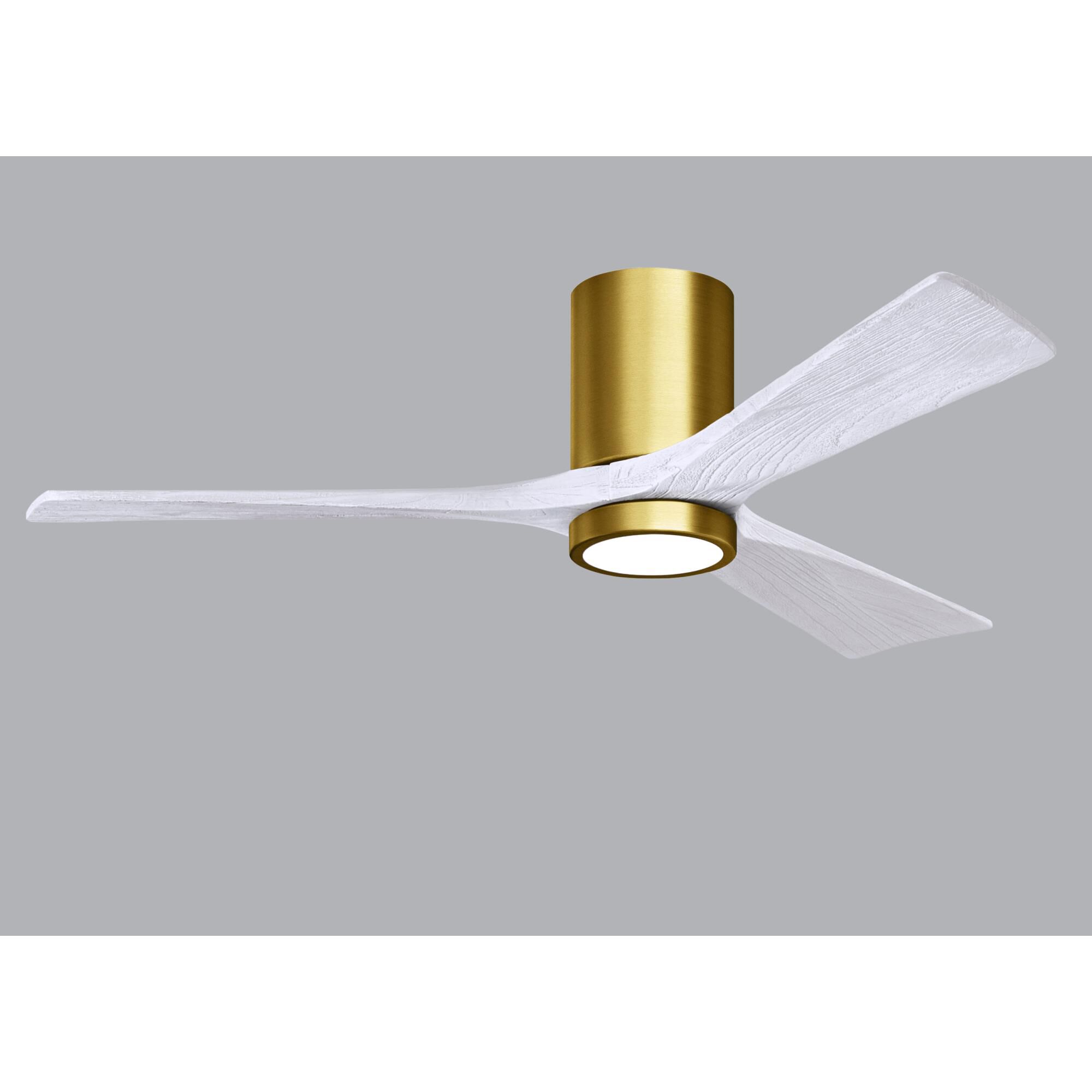 Irene 52 Inch Flush Mount Fan with Light Kit by Matthews Fan Company