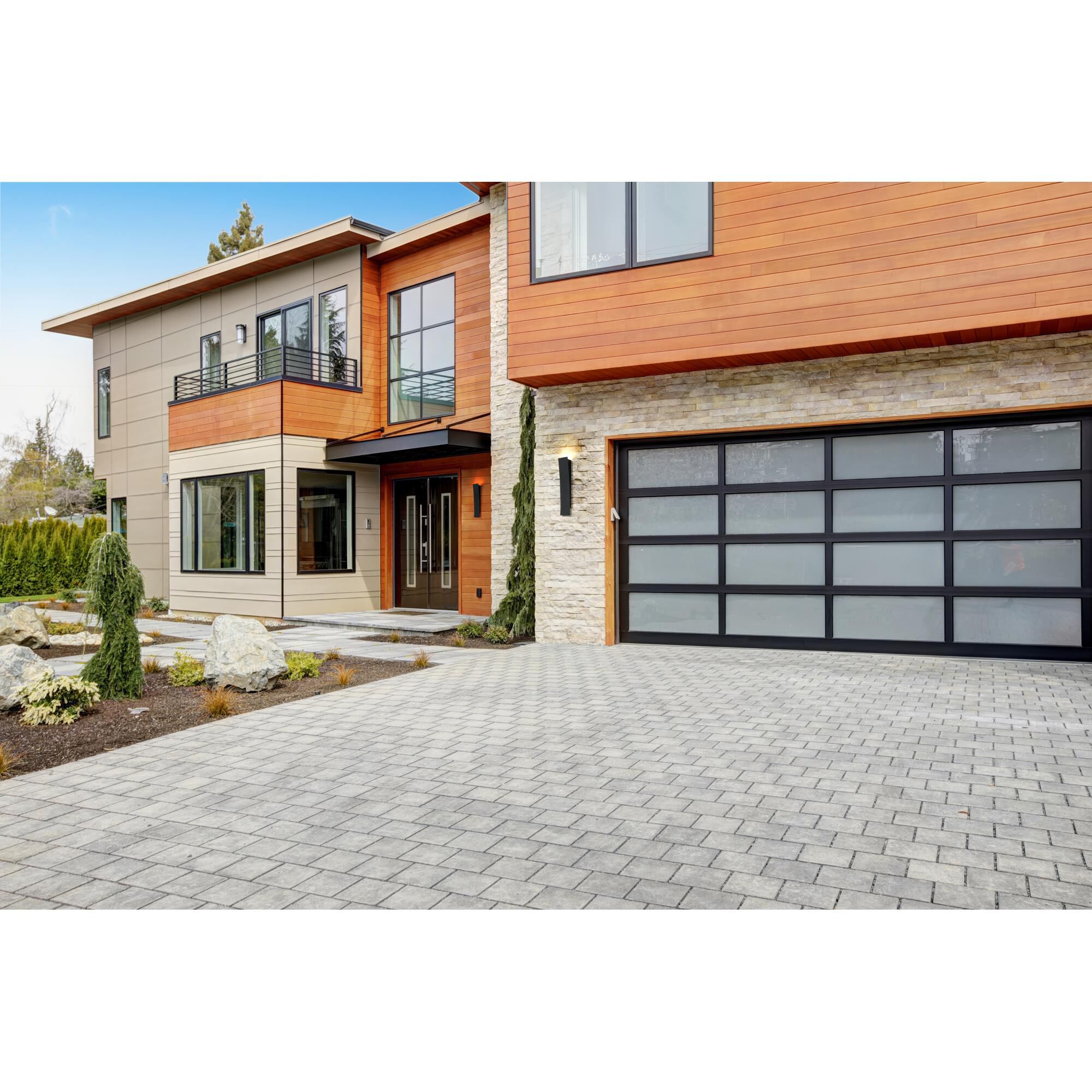 Shown in Black finish and Glass shade