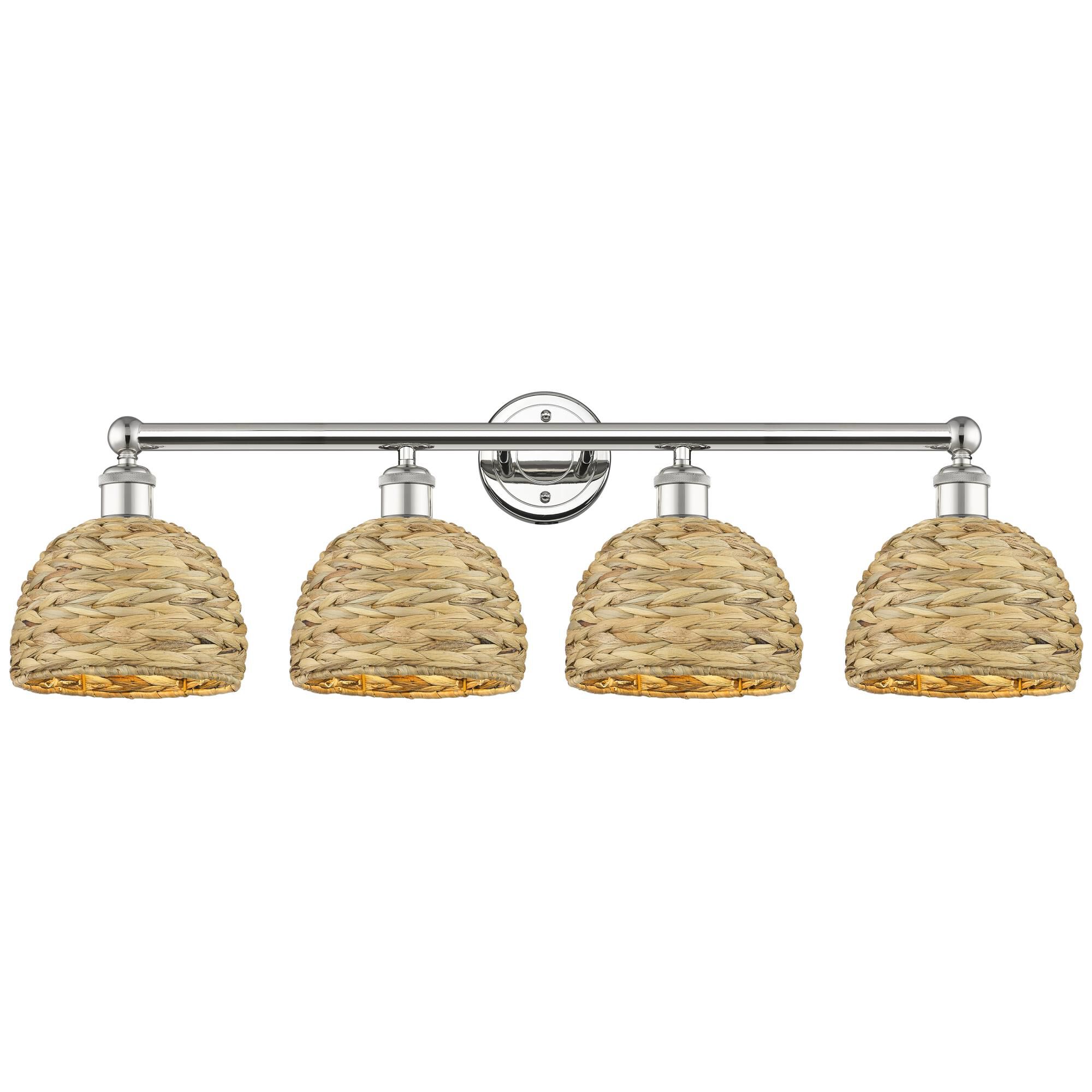 Bruno Marashlian Woven Rattan 35 Inch Bath Vanity Light by Innovations Lighting