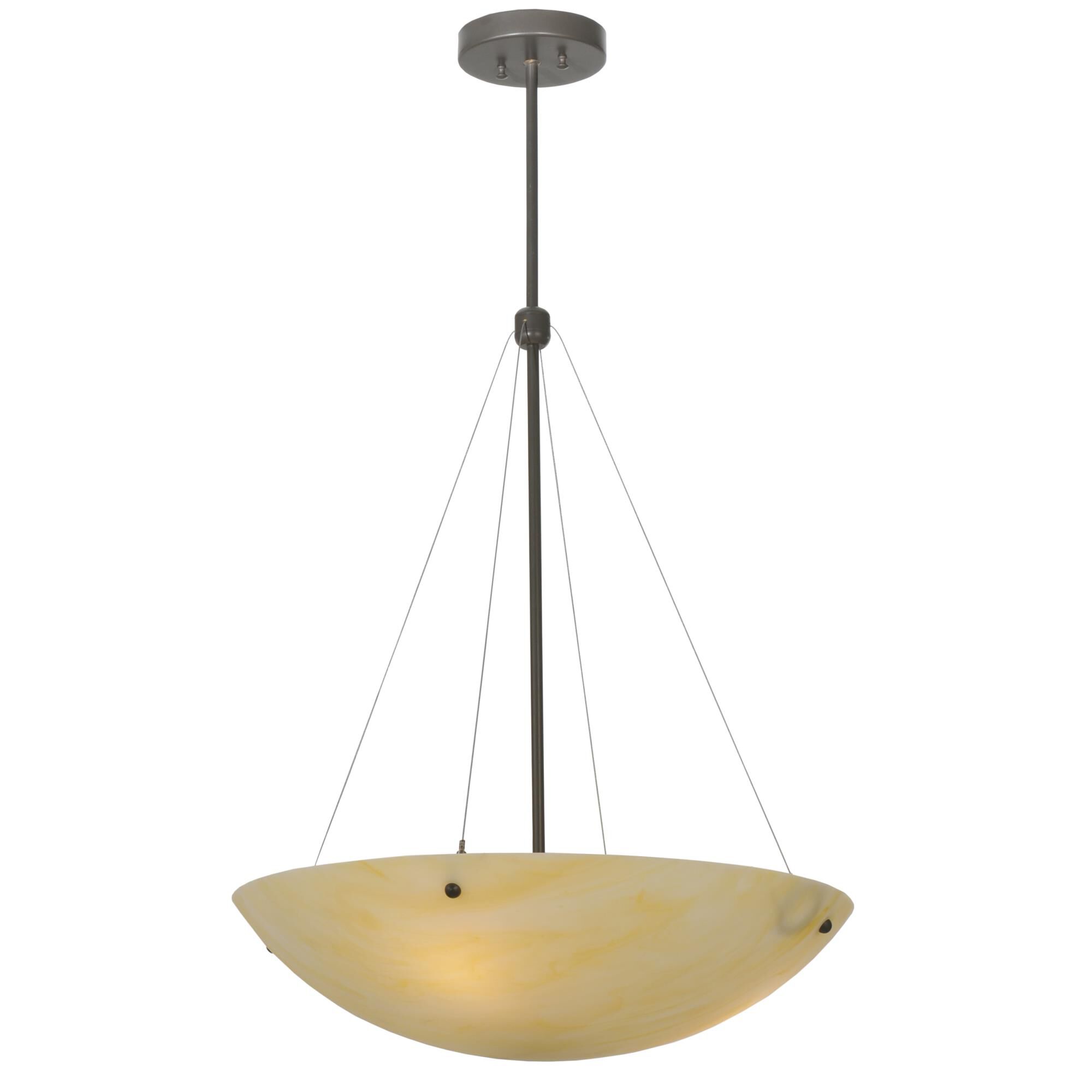 Cypola Honey Onyx 24 Inch Large Pendant by Meyda Lighting
