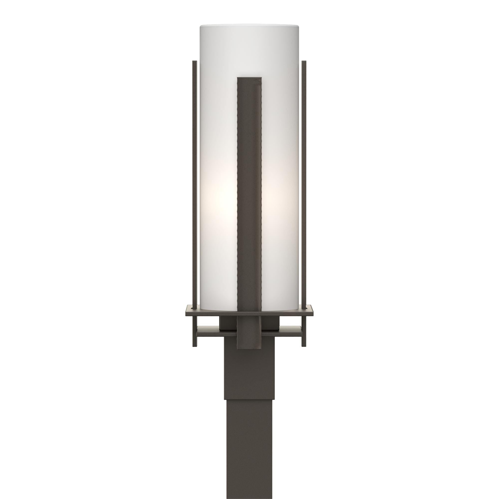 Shown in Coastal Dark Smoke finish and Opal  glass